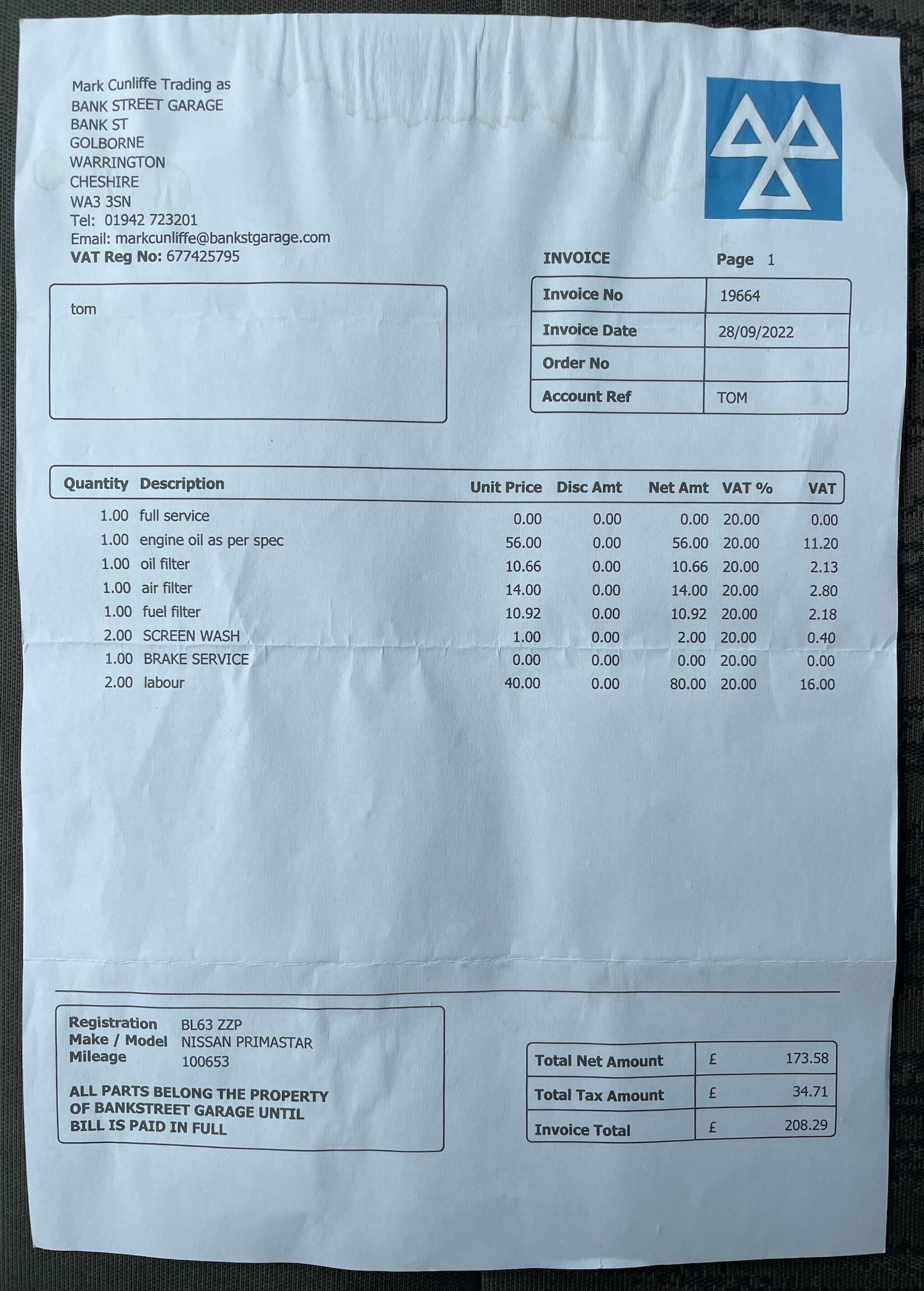 Used Nissan Primastar 2014 for sale - 76550708: Photo 40