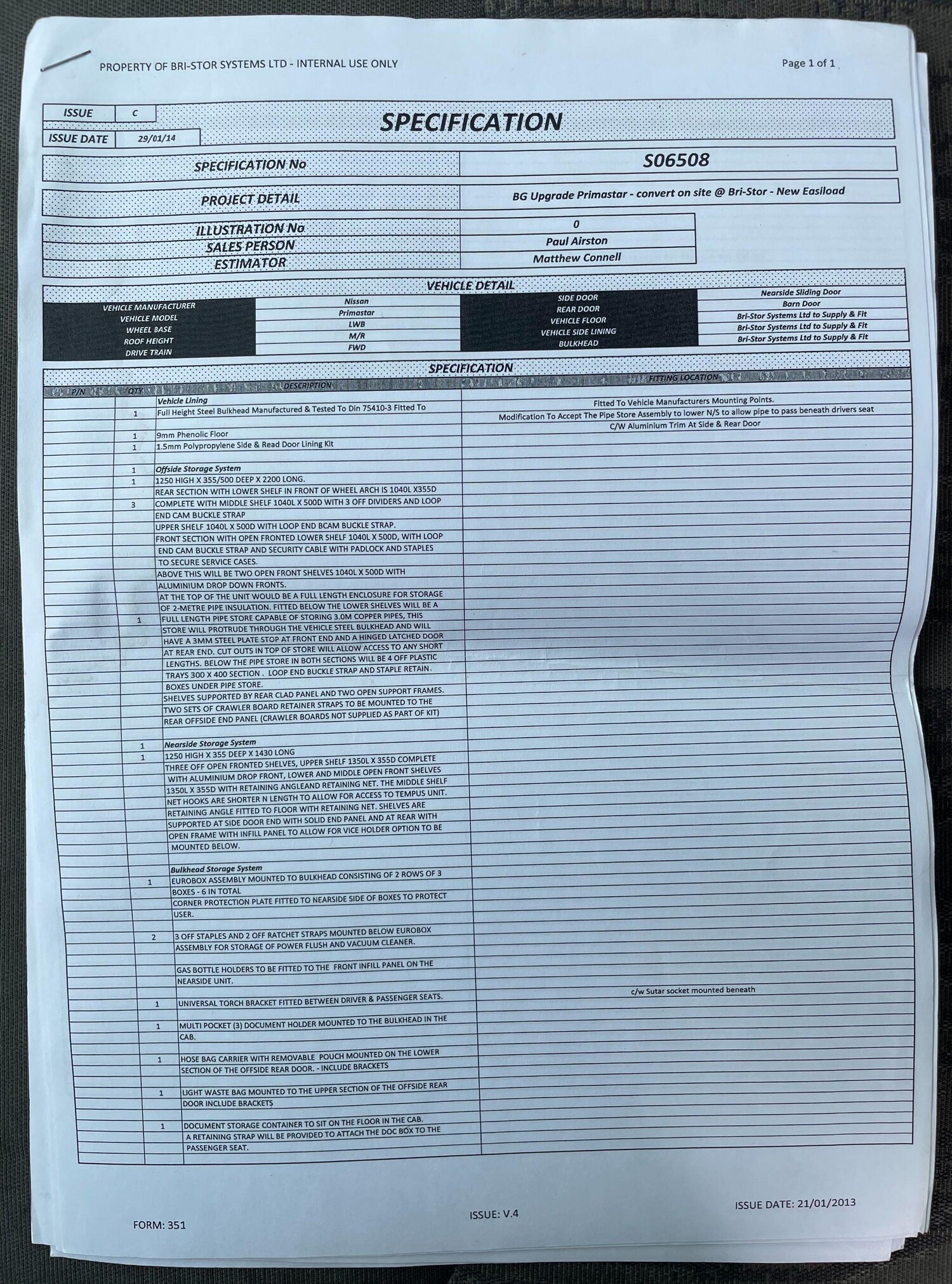 Used Nissan Primastar 2014 for sale - 76550708: Photo 45