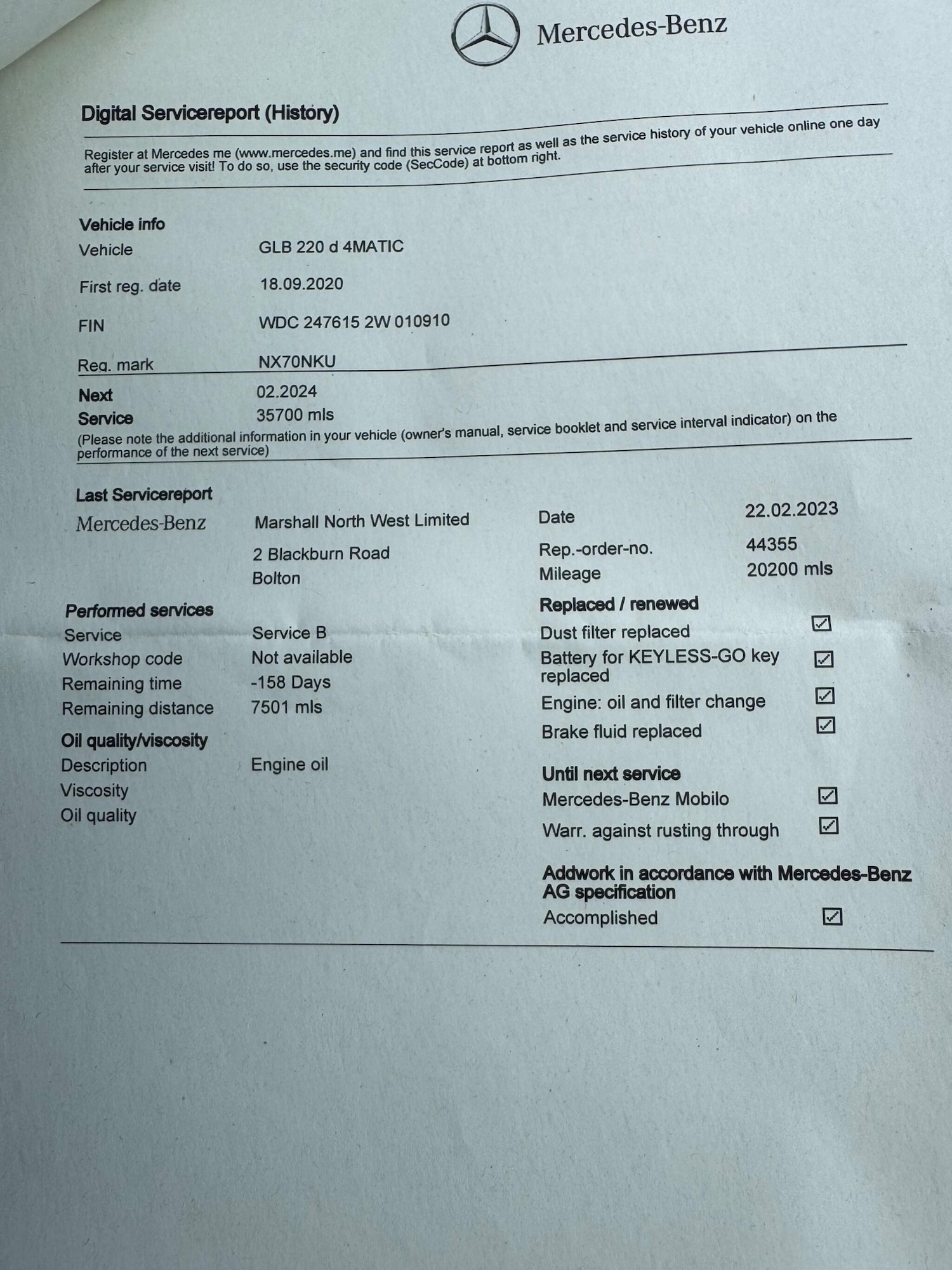 Used Mercedes-Benz GLB 2020 for sale - 76549156: Photo 56