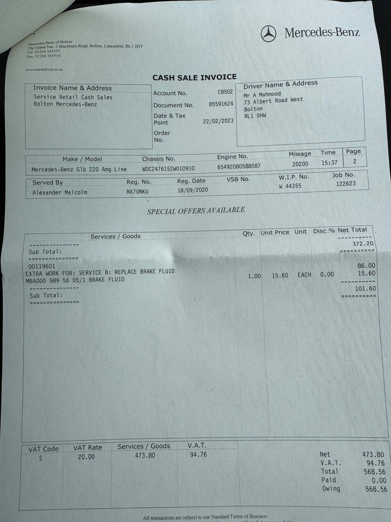 Used Mercedes-Benz GLB 2020 for sale - 76549156: Photo 58