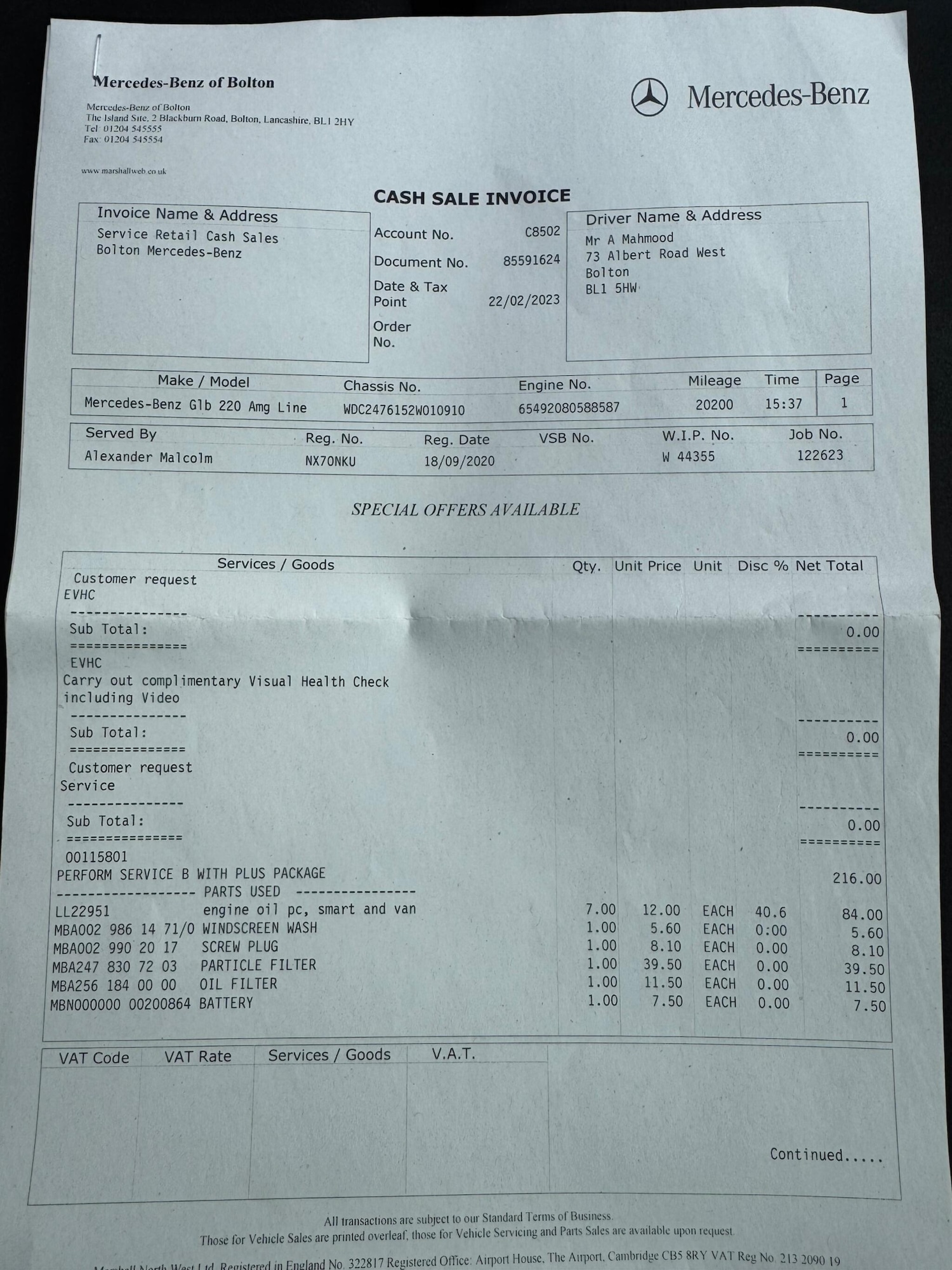 Used Mercedes-Benz GLB 2020 for sale - 76549156: Photo 59