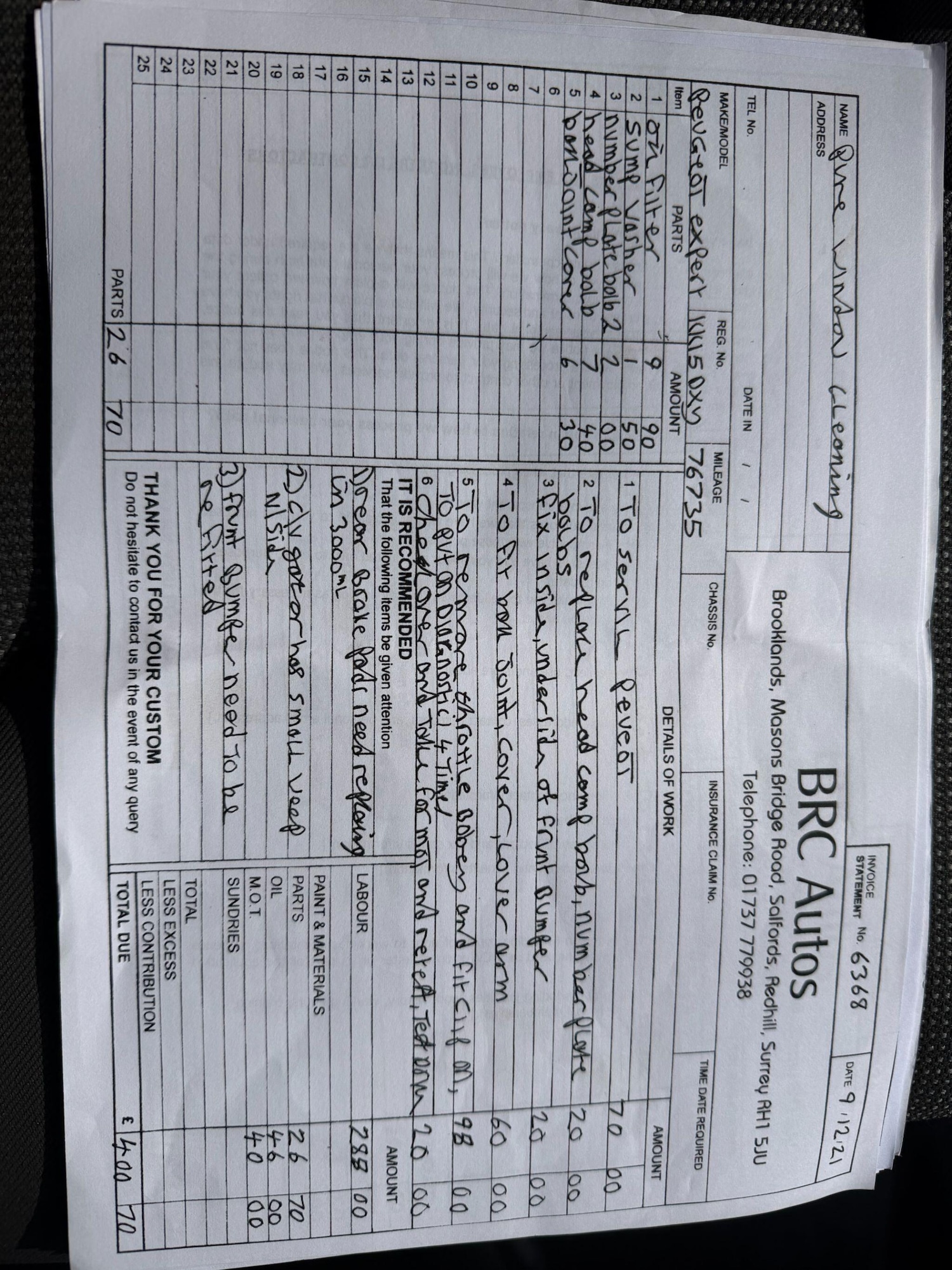 Used Peugeot Expert 2015 for sale - 78116262: Photo 43