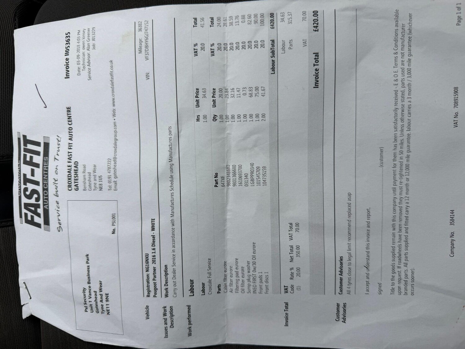 Used Peugeot Partner for sale - 77670345: Photo 44