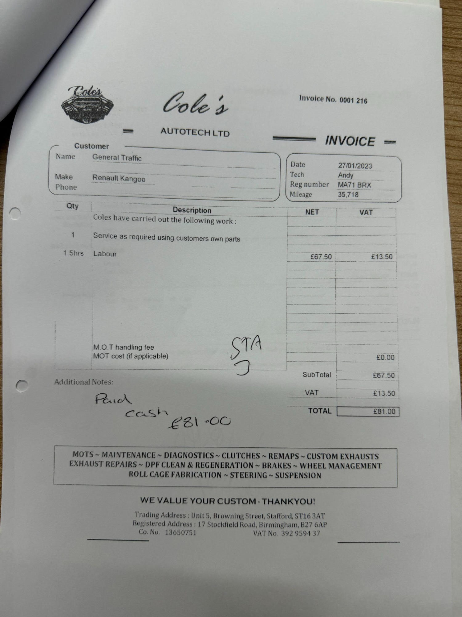 Used Renault Kangoo 2021 for sale - 76913660: Photo 40