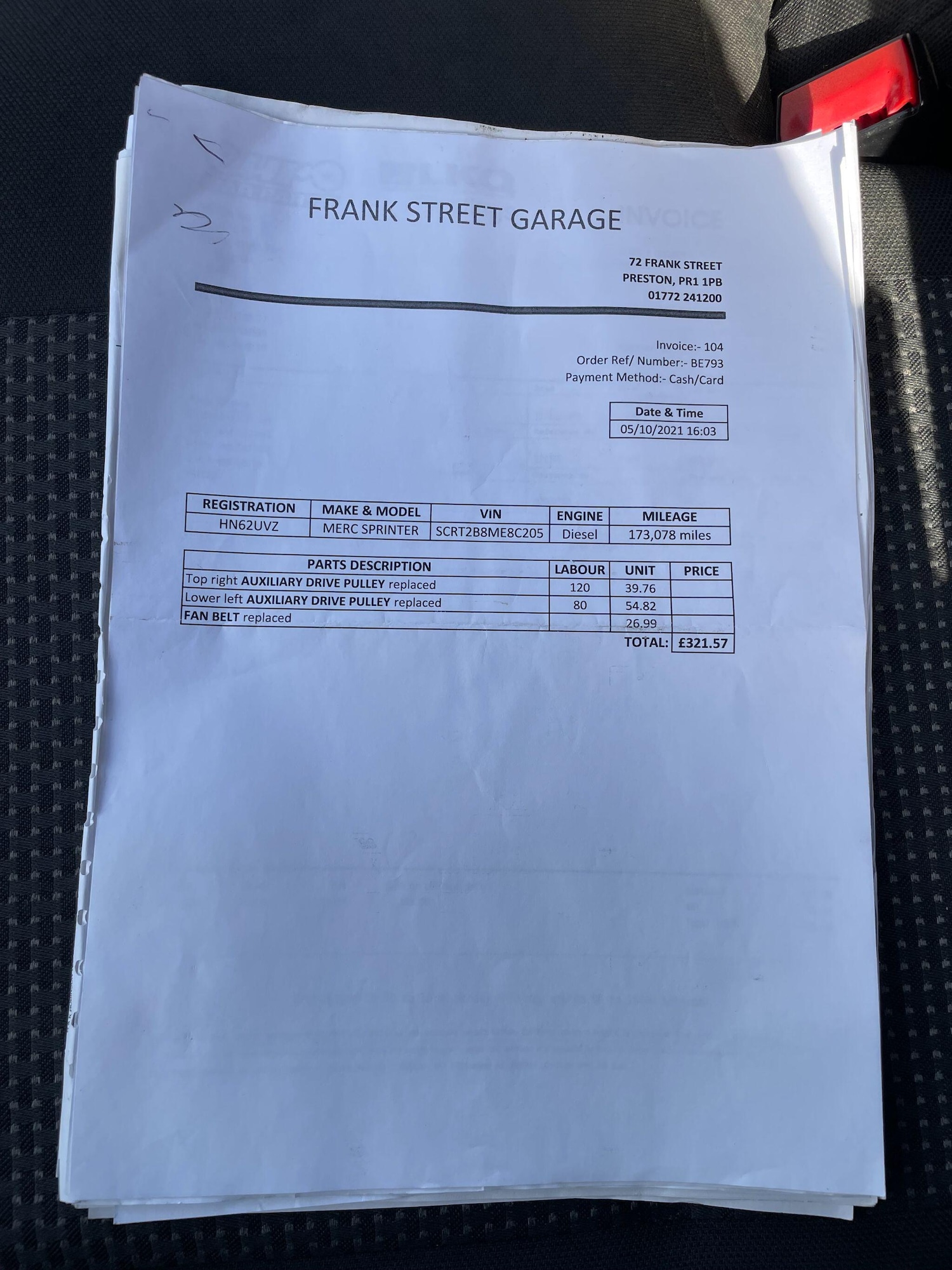 Used Mercedes-Benz Sprinter 2012 for sale - 77926103: Photo 36