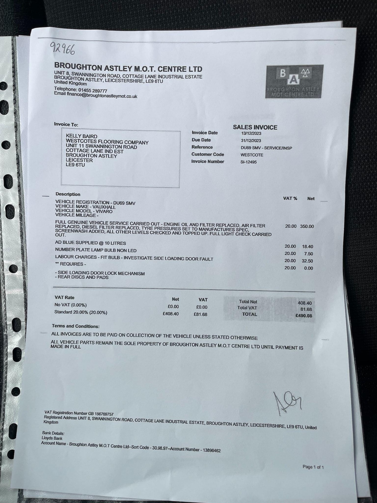 Used Vauxhall Vivaro for sale - 78127879: Photo 42