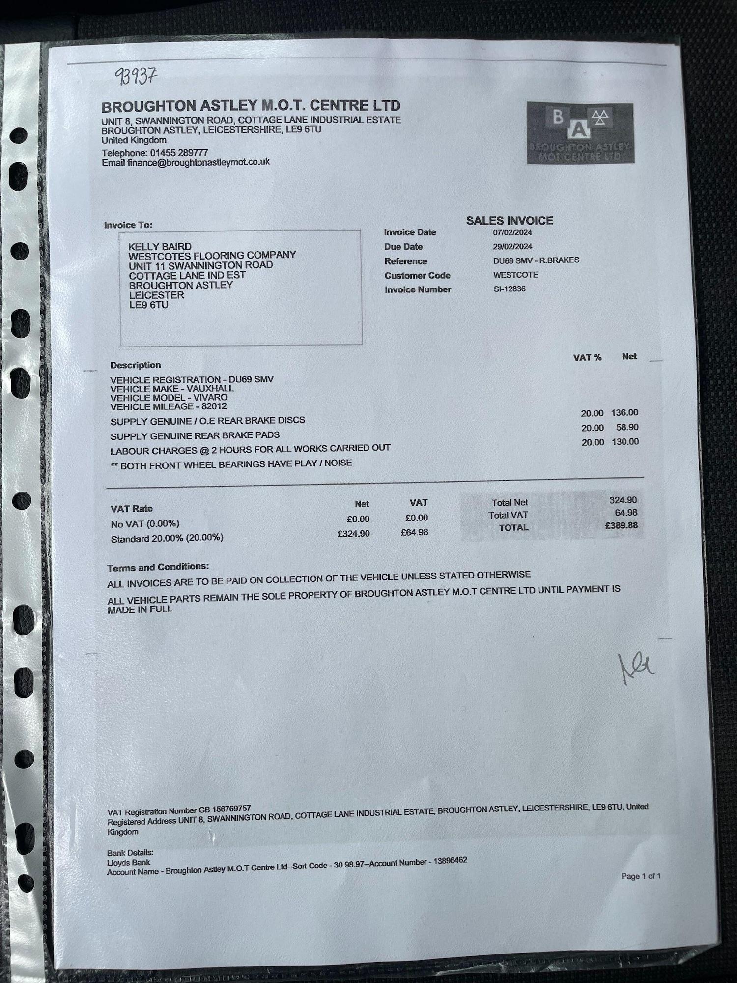 Used Vauxhall Vivaro for sale - 78127879: Photo 47