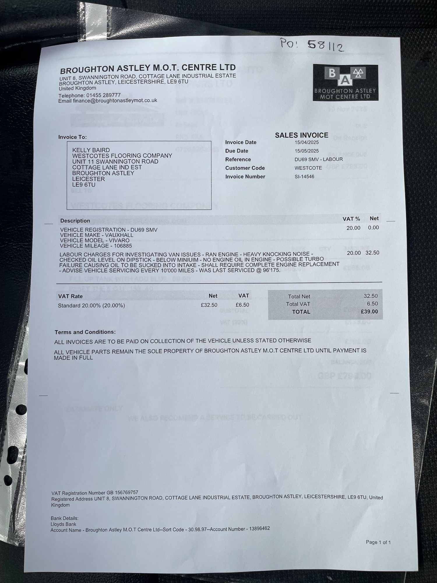 Used Vauxhall Vivaro for sale - 78127879: Photo 49