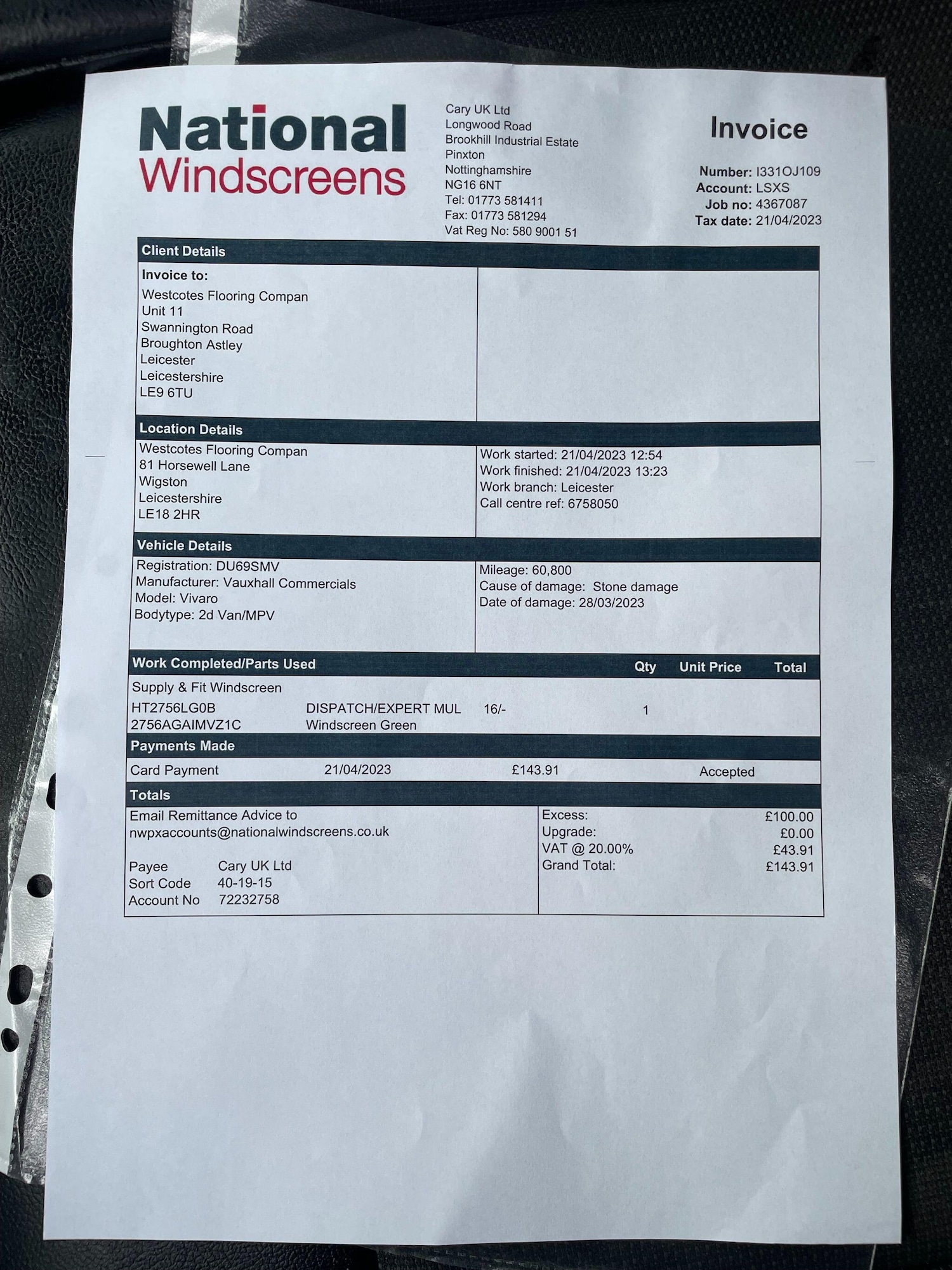 Used Vauxhall Vivaro for sale - 78127879: Photo 51