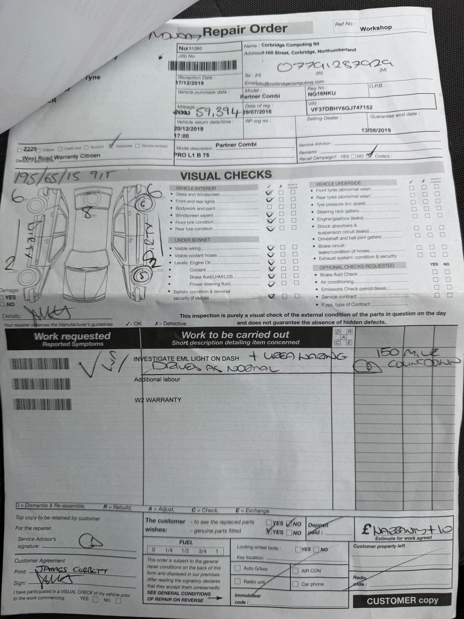 Used Peugeot Partner 2016 for sale - 77633456: Photo 47