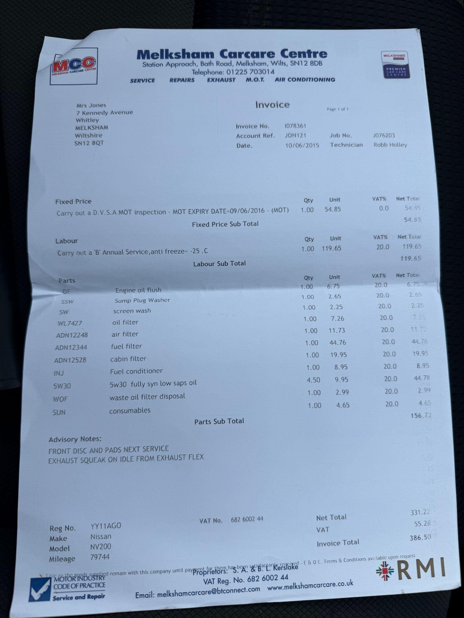 Used Nissan NV200 2011 for sale - 77839048: Photo 53