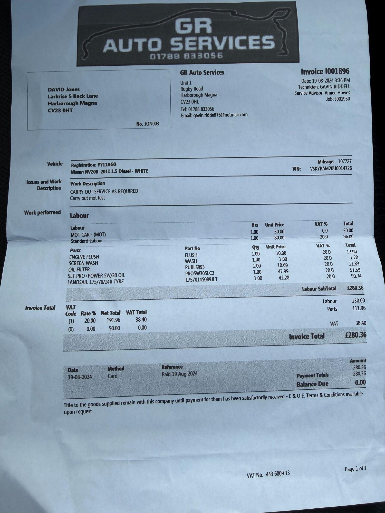 Used Nissan NV200 2011 for sale - 77839048: Photo 58