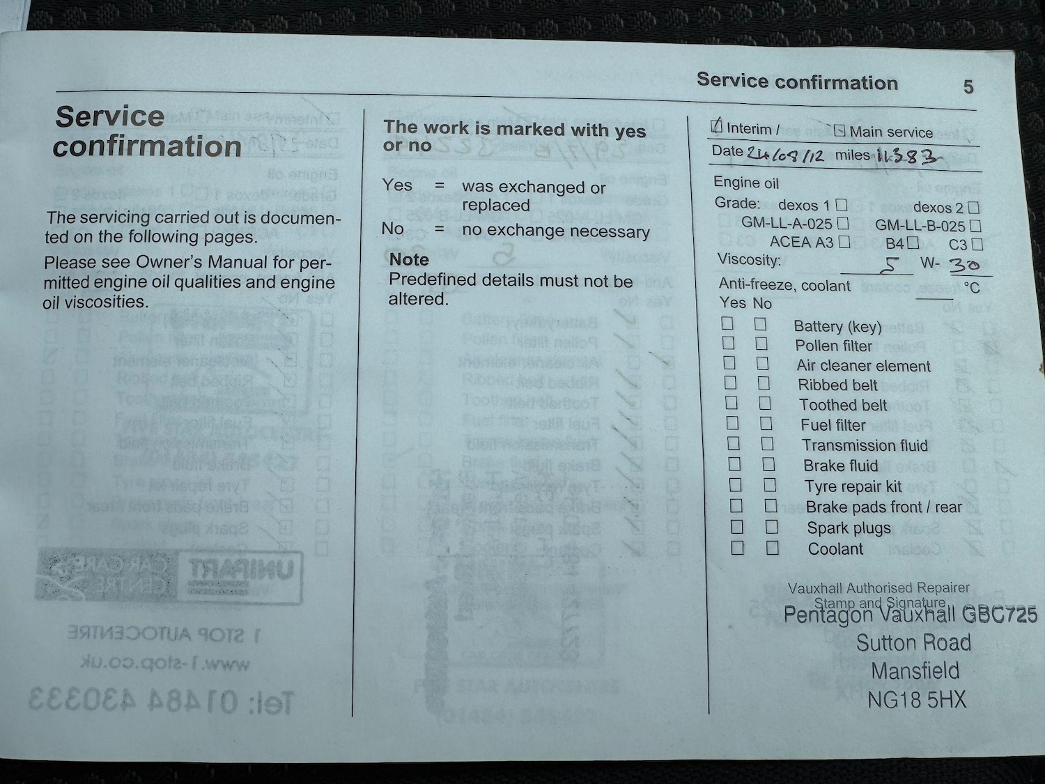 Used Vauxhall Corsa 2011 for sale - 76572114: Photo 36