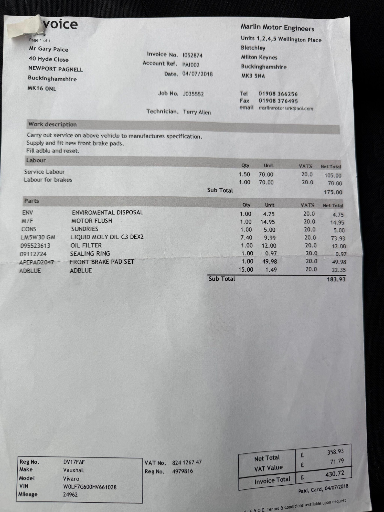 Used Vauxhall Vivaro 2017 for sale - 77305348: Photo 41