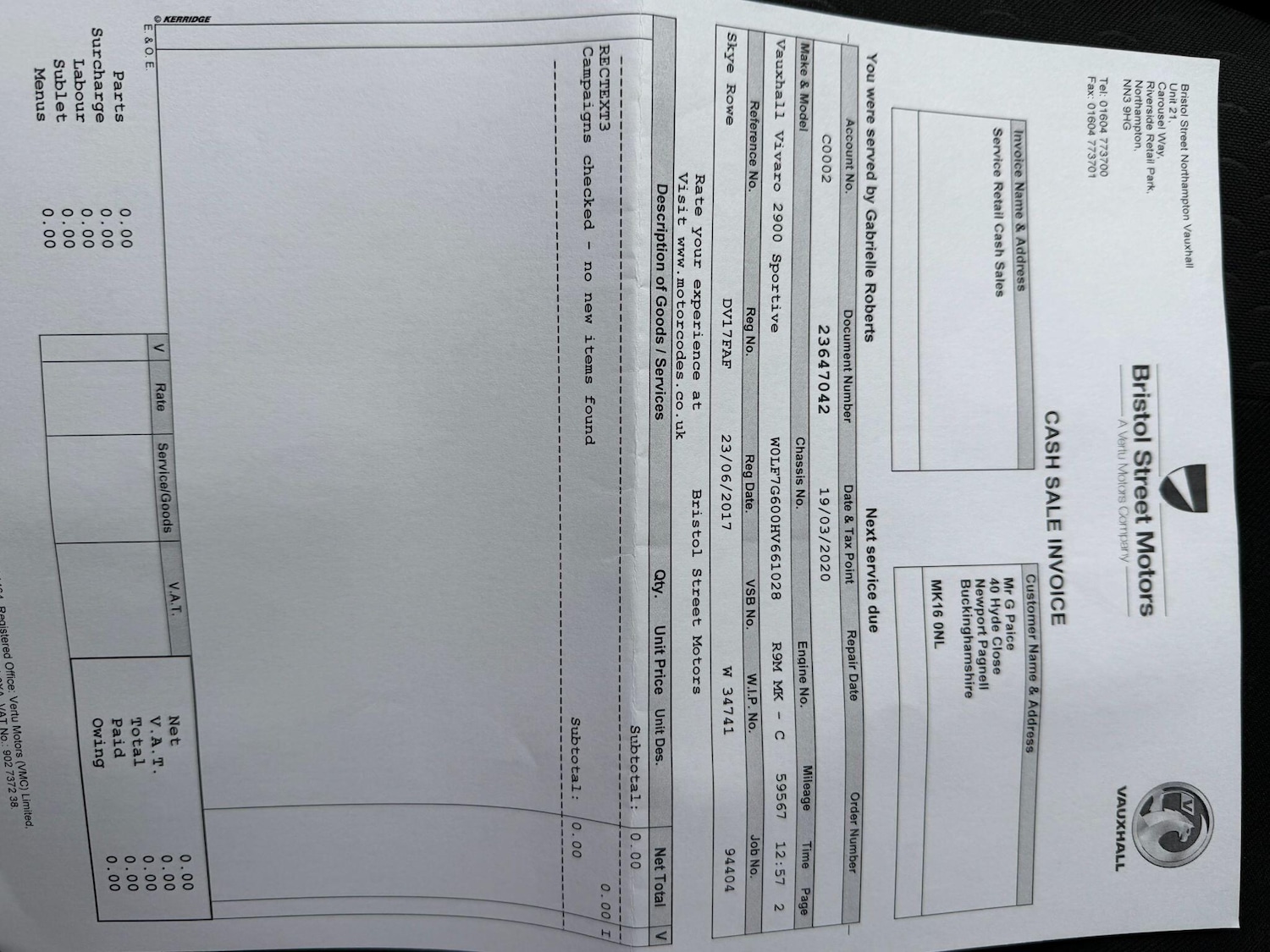 Used Vauxhall Vivaro 2017 for sale - 77305348: Photo 43