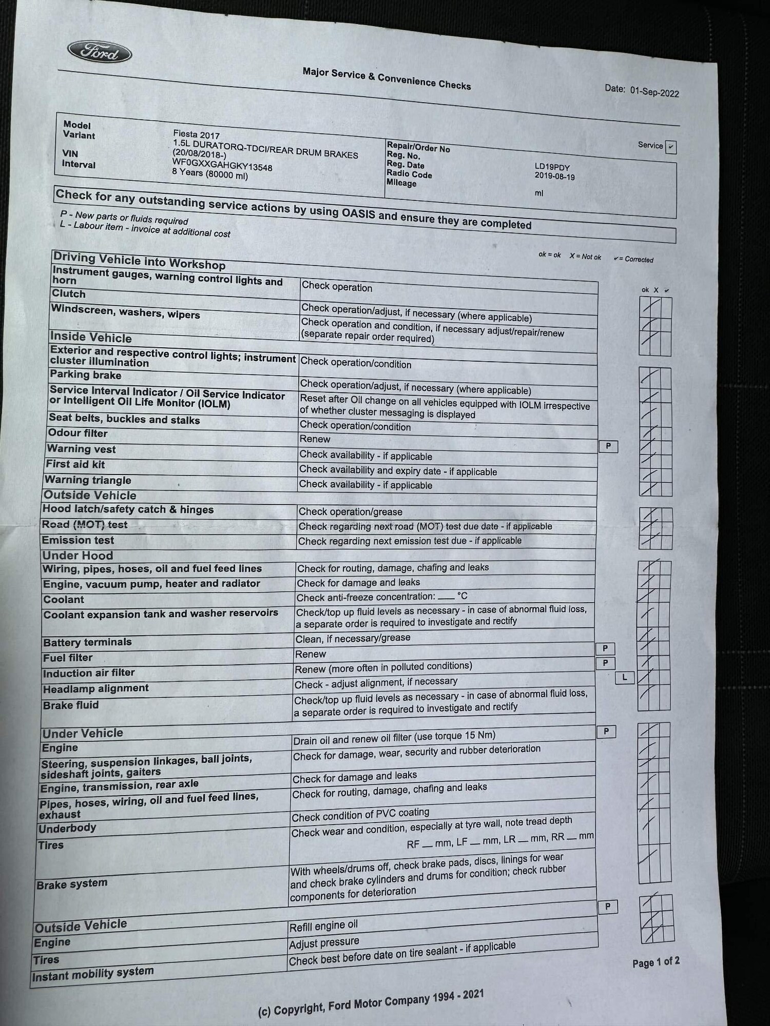 Used Ford Fiesta 2019 for sale - 76551000: Photo 41