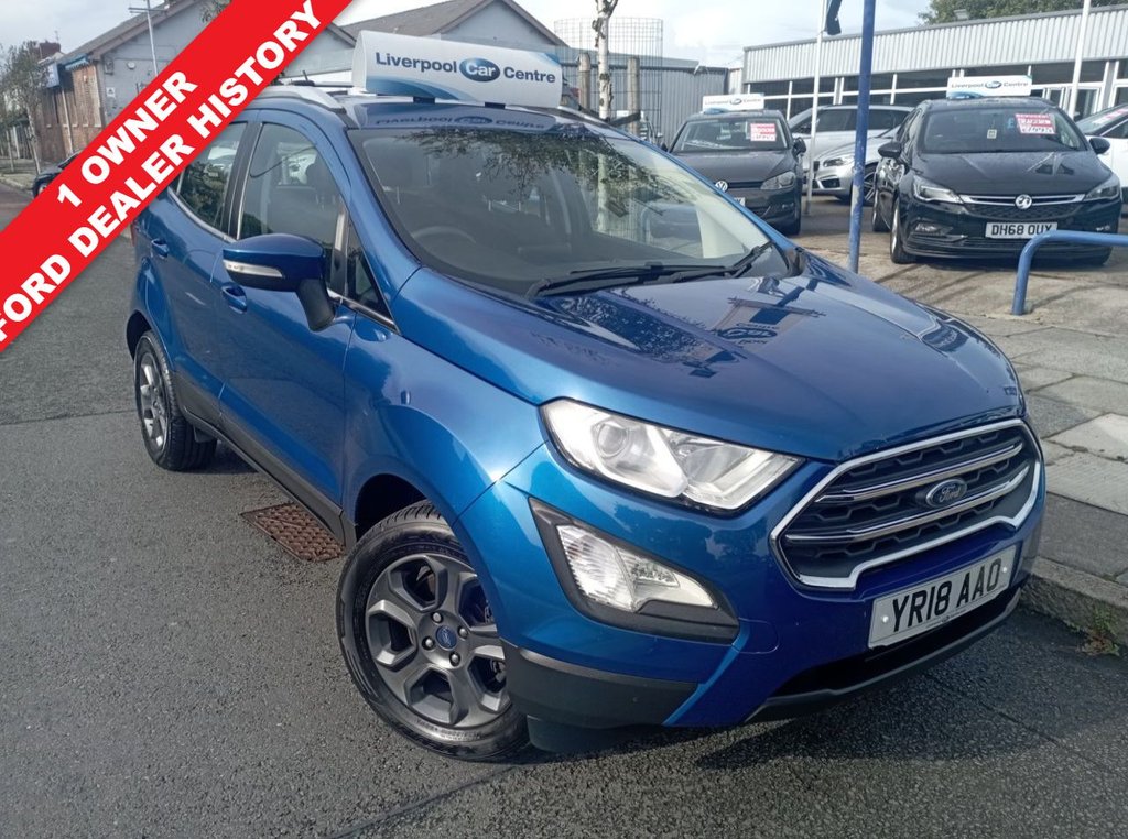 2018 (18) - 1.0T EcoBoost Zetec SUV 5dr Petrol Manual Euro 6 (s/s) (125 ps)