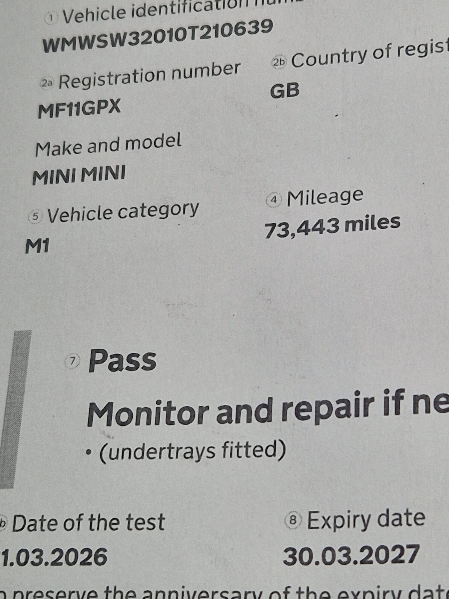 Used MINI Hatch 2011 for sale - 78149970: Photo 12