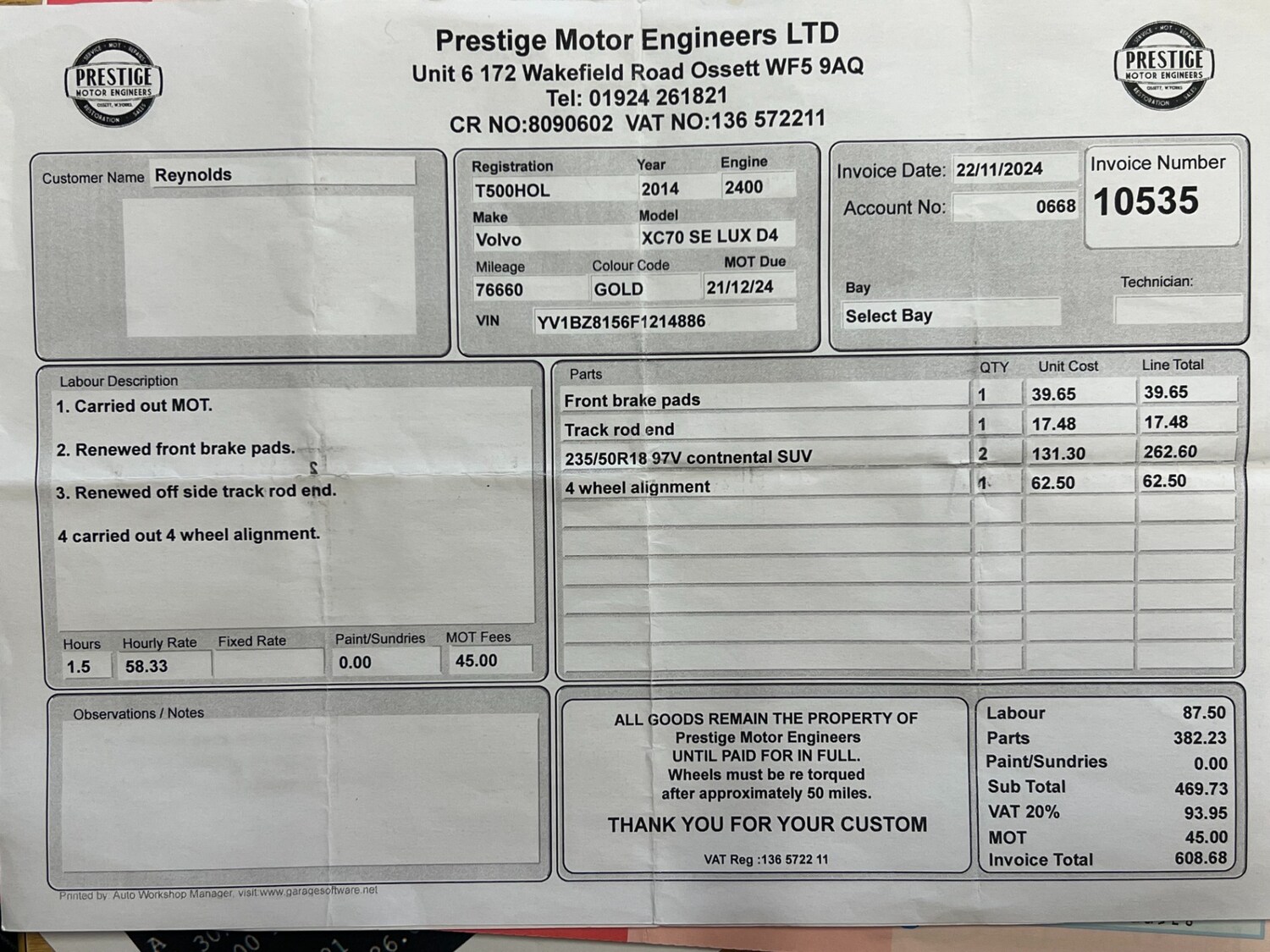 Used Volvo XC70 2014 for sale - 76920166: Photo 60