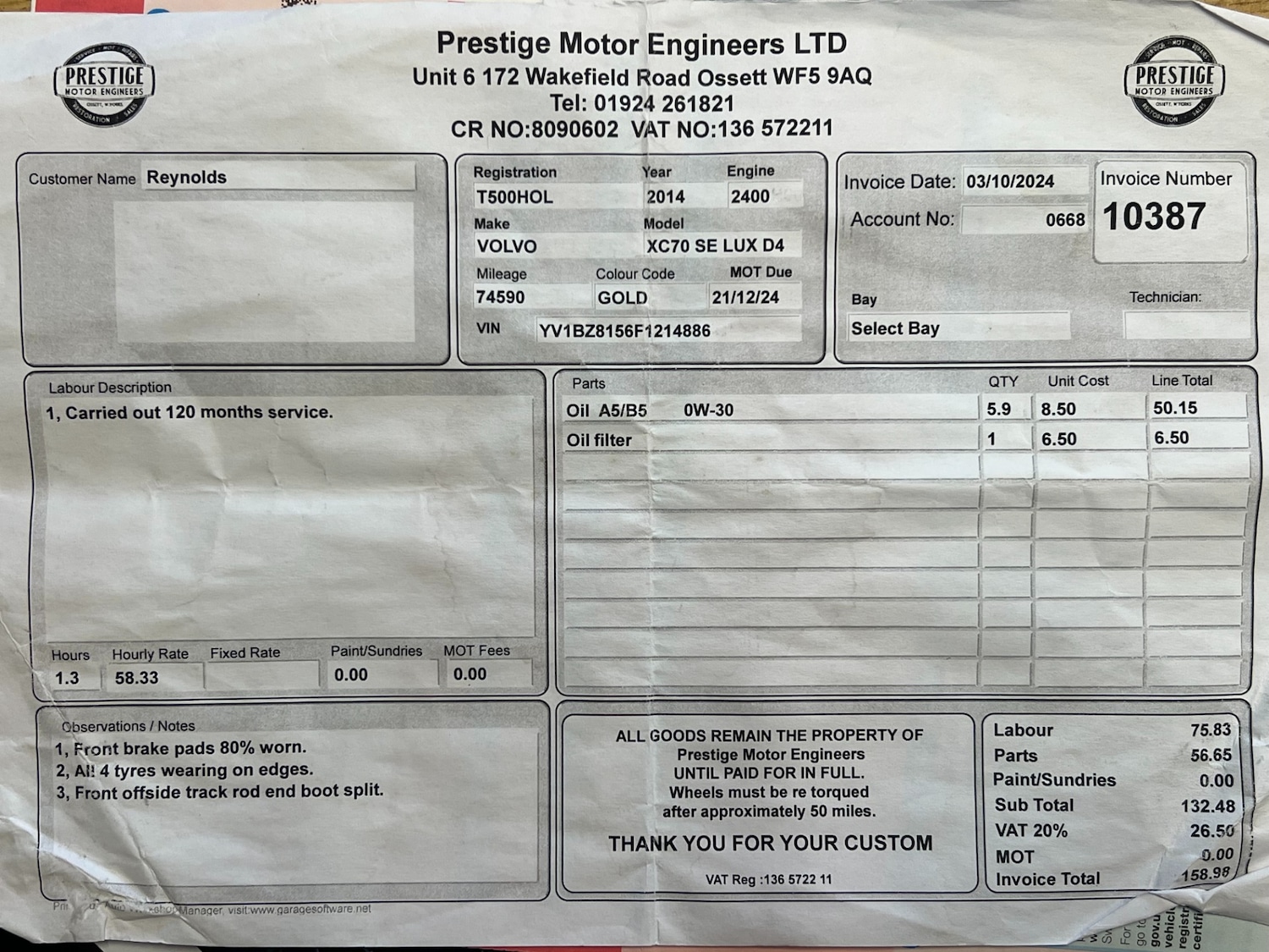 Used Volvo XC70 2014 for sale - 76920166: Photo 61