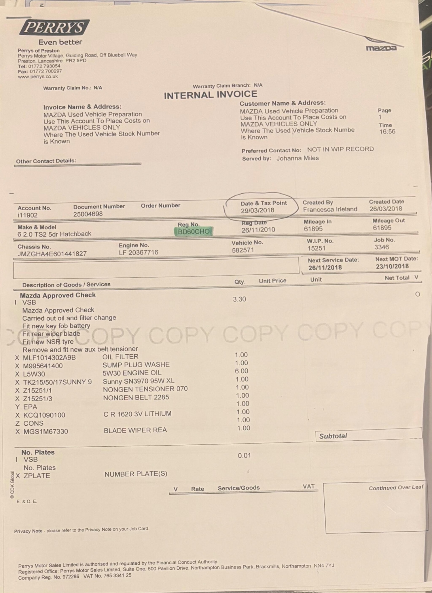 Used Mazda Mazda6 2010 for sale - 76108689: Photo 65