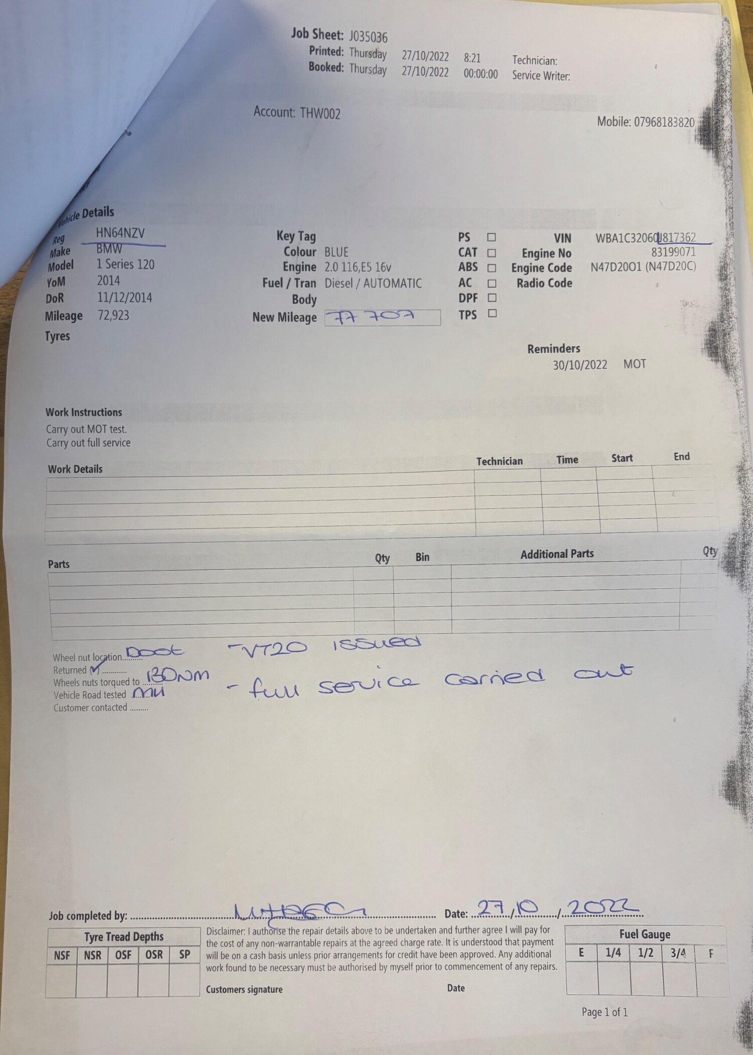 Used BMW 1 Series 2014 for sale - 75781242: Photo 85