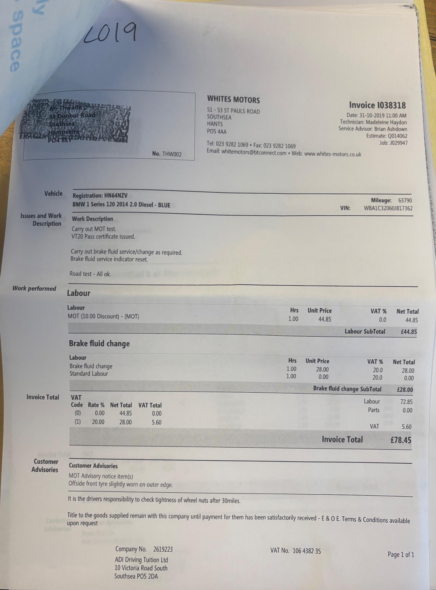 Used BMW 1 Series 2014 for sale - 75781242: Photo 87