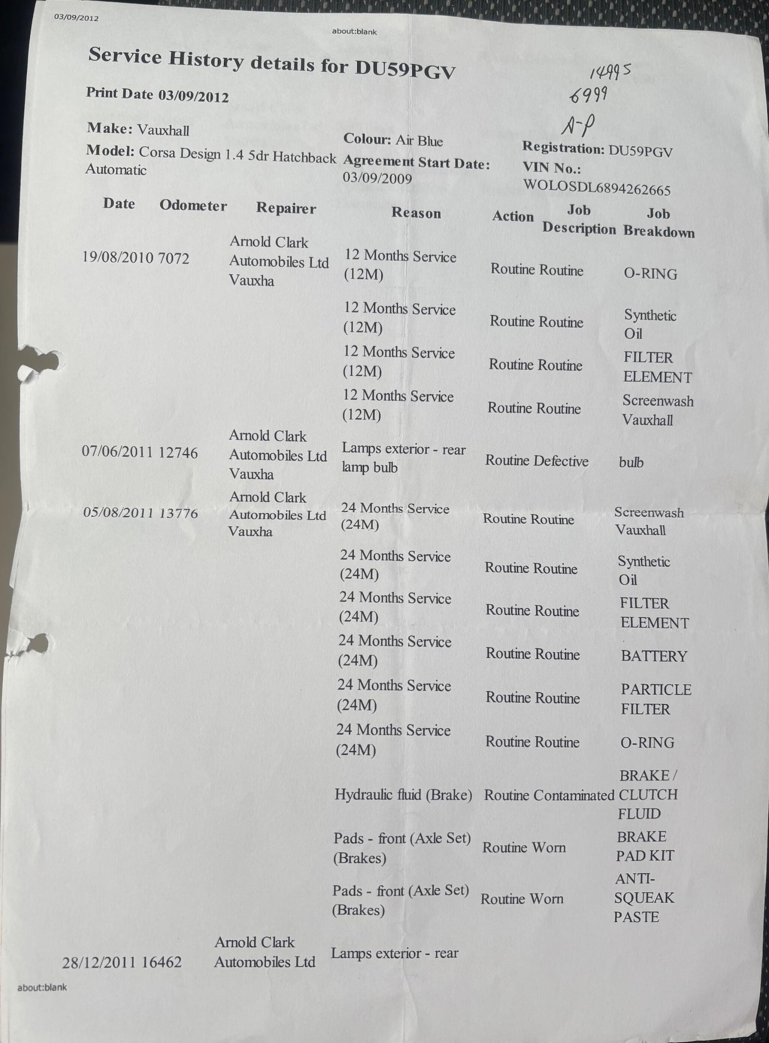 Used Vauxhall Corsa 2009 for sale - 77722832: Photo 61