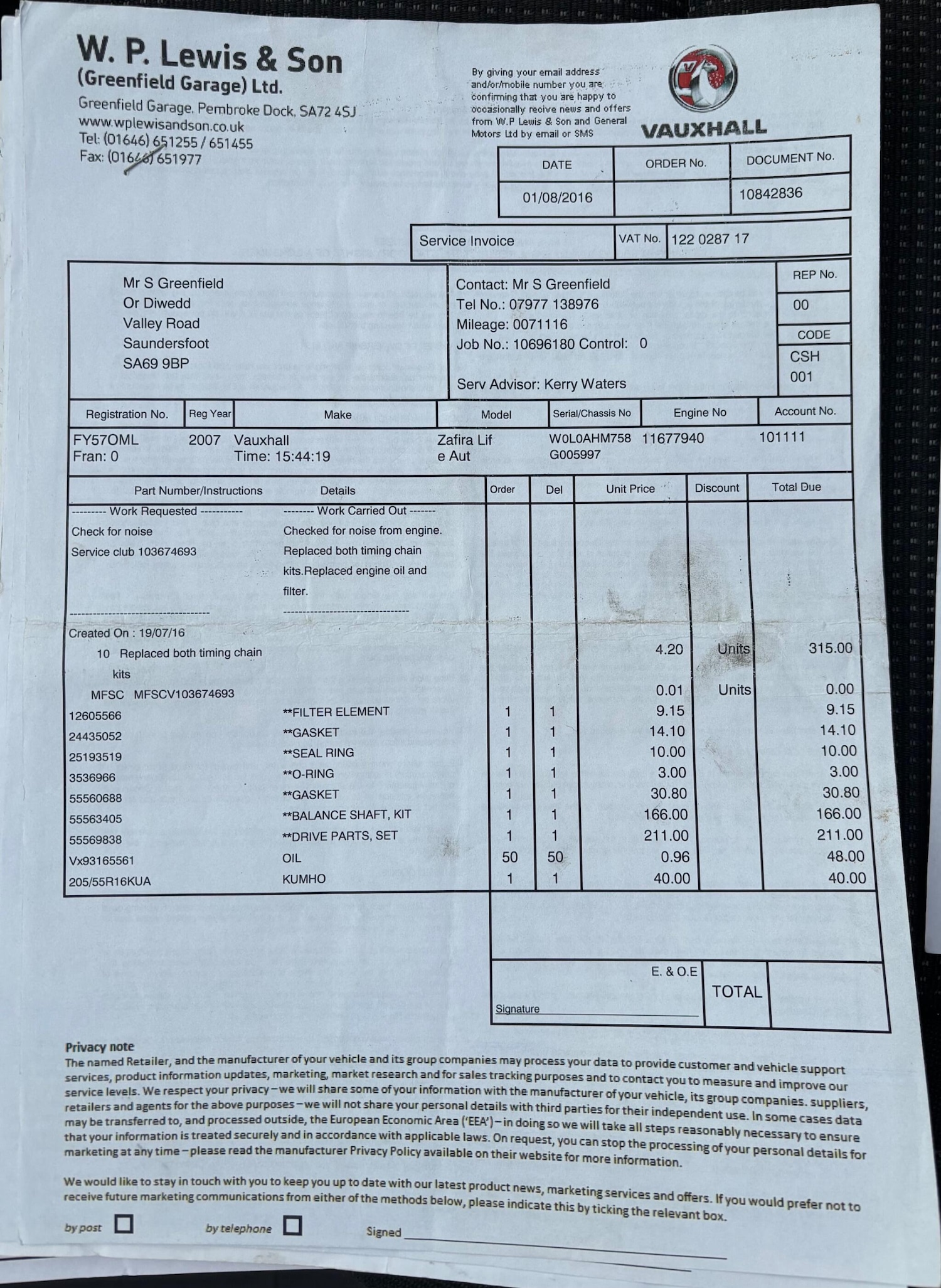 Used Vauxhall Zafira 2007 for sale - 78141398: Photo 46