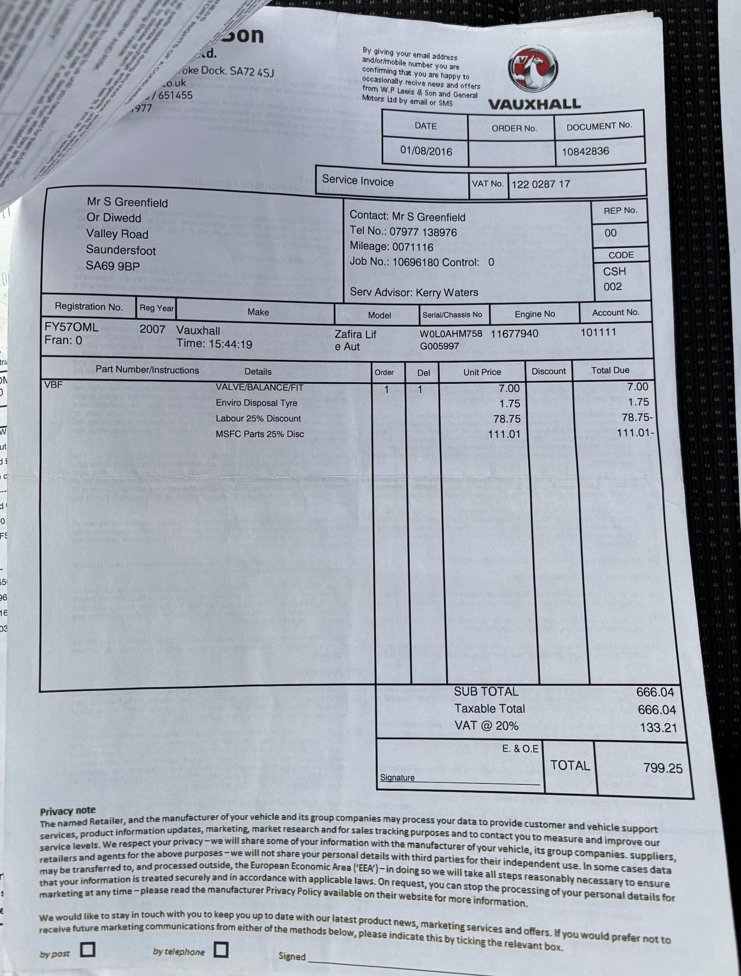 Used Vauxhall Zafira 2007 for sale - 78141398: Photo 47