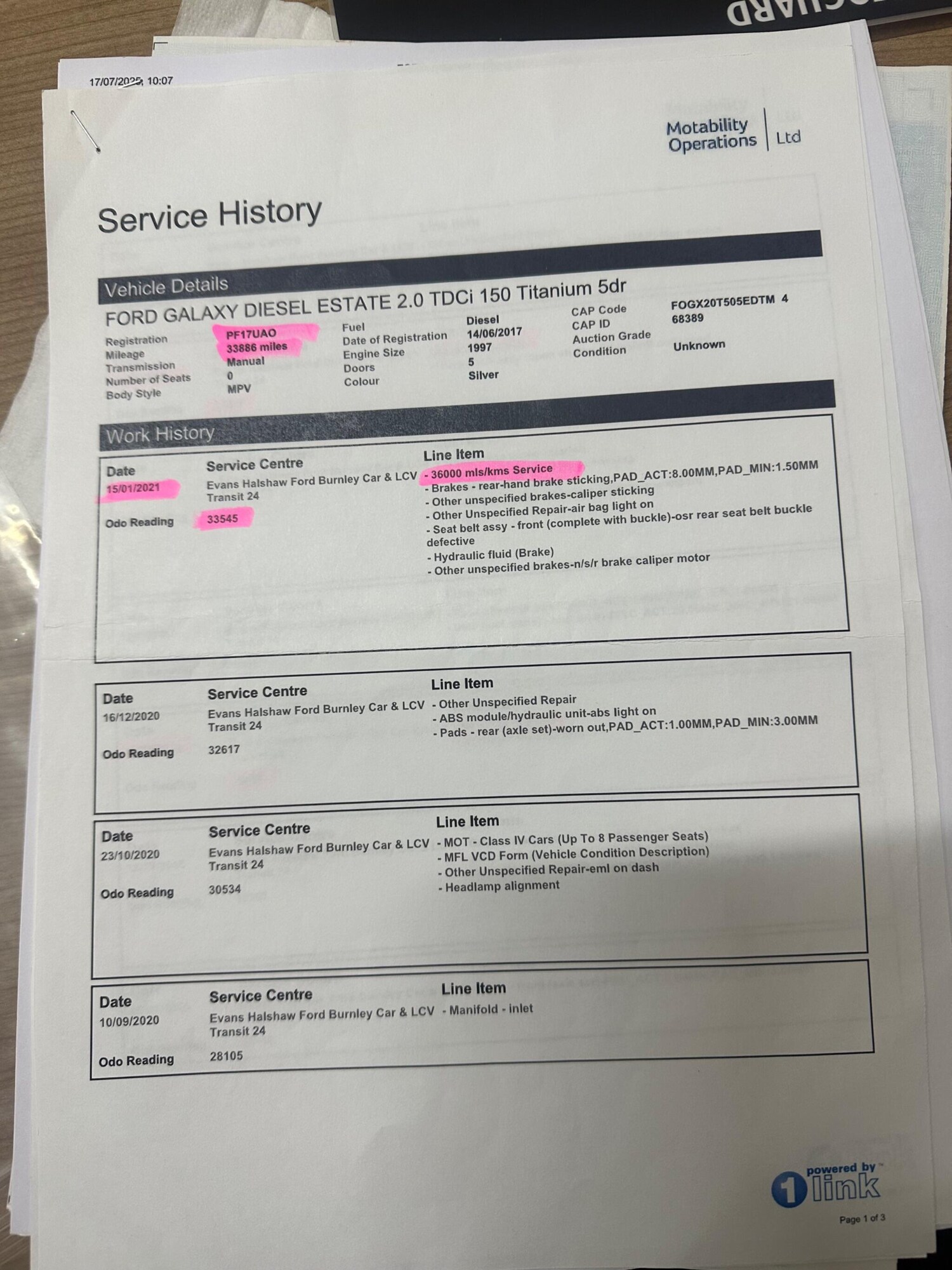 Used Ford Galaxy 2017 for sale - 75508331: Photo 74