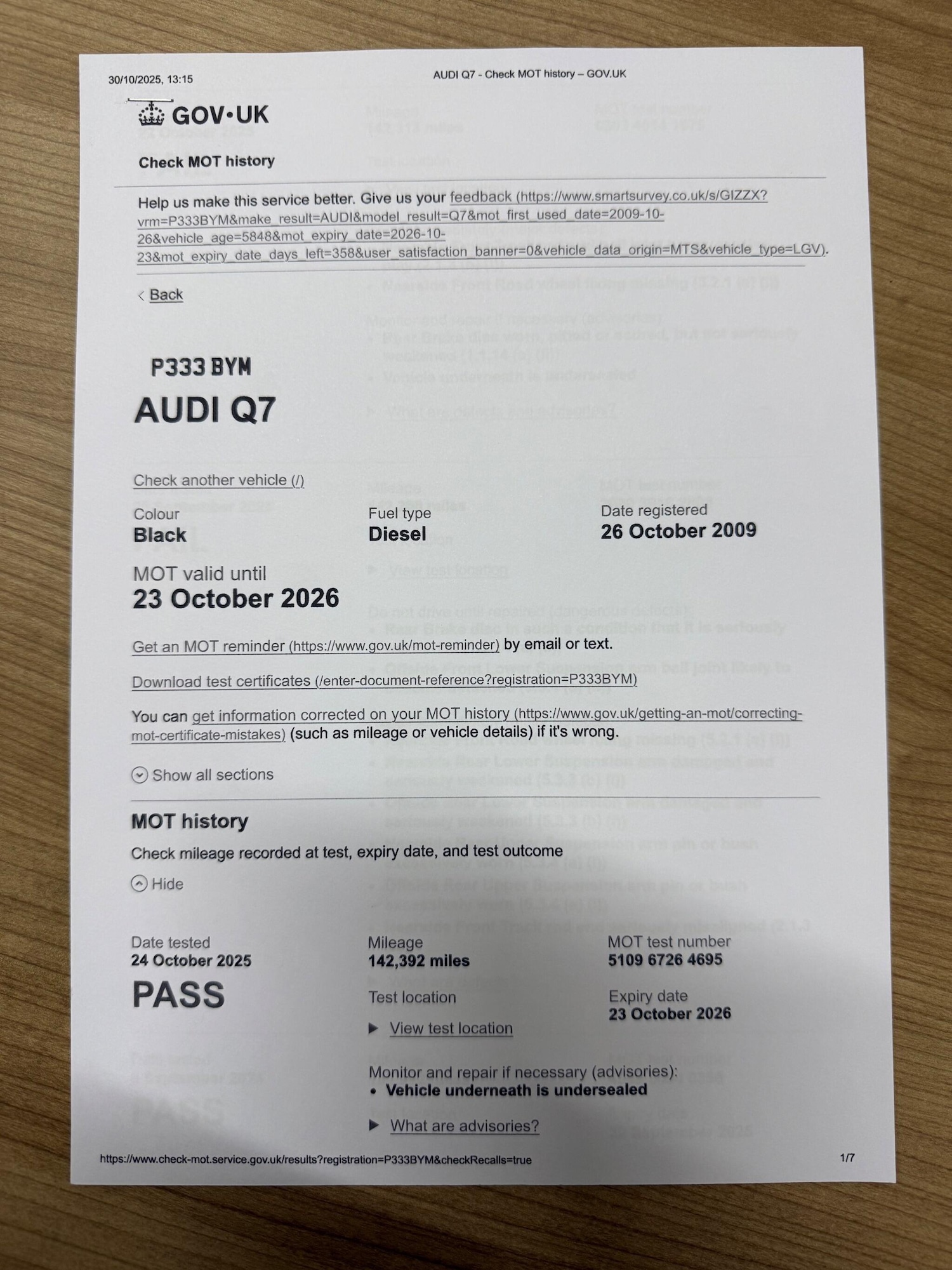 Used Audi Q7 2009 for sale - 76527978: Photo 79