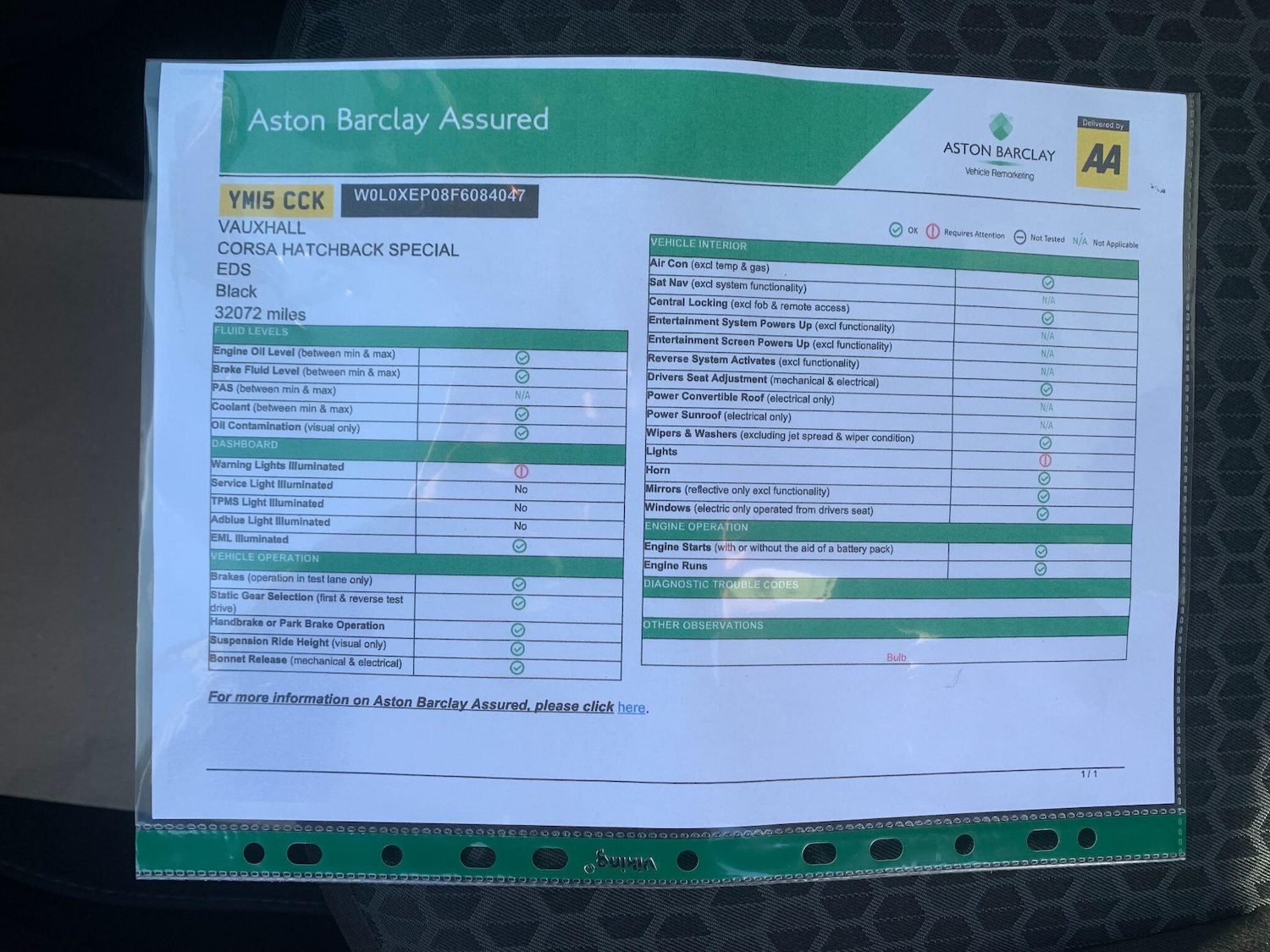 Used Vauxhall Corsa 2015 for sale - 78086212: Photo 36