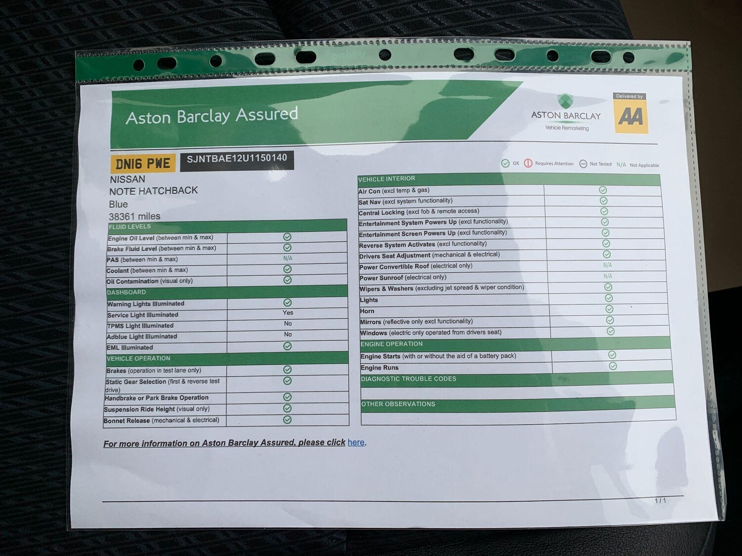 Used Nissan Note 2016 for sale - 77723392: Photo 27