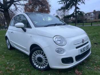 Used 2017 Fiat 500 Lounge 1.2 3dr Hatchback White Manual