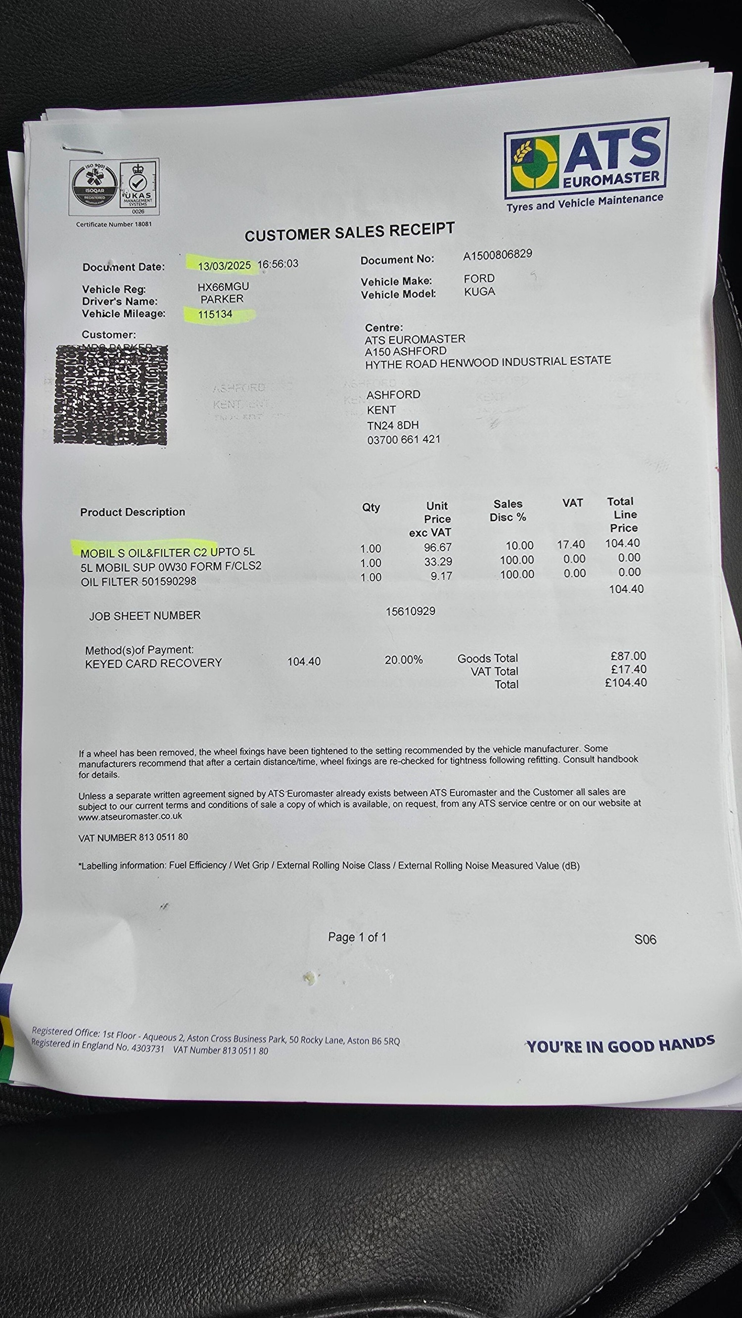 Used Ford Kuga 2016 for sale - 77163426: Photo 20