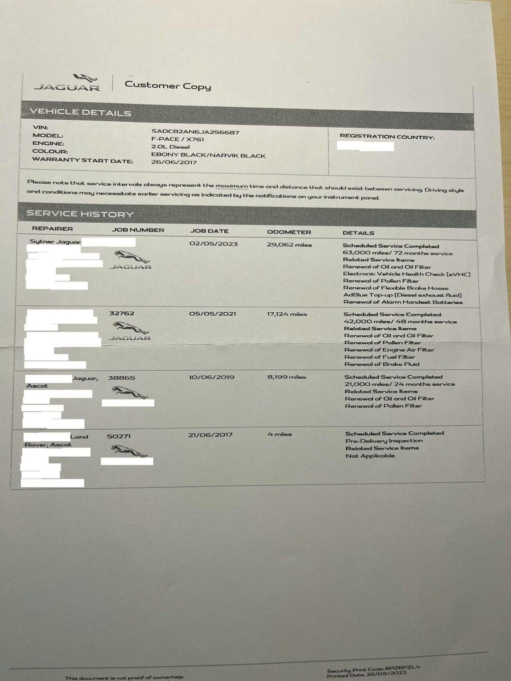 Used Jaguar F-Pace 2017 for sale - 77991510: Photo 16