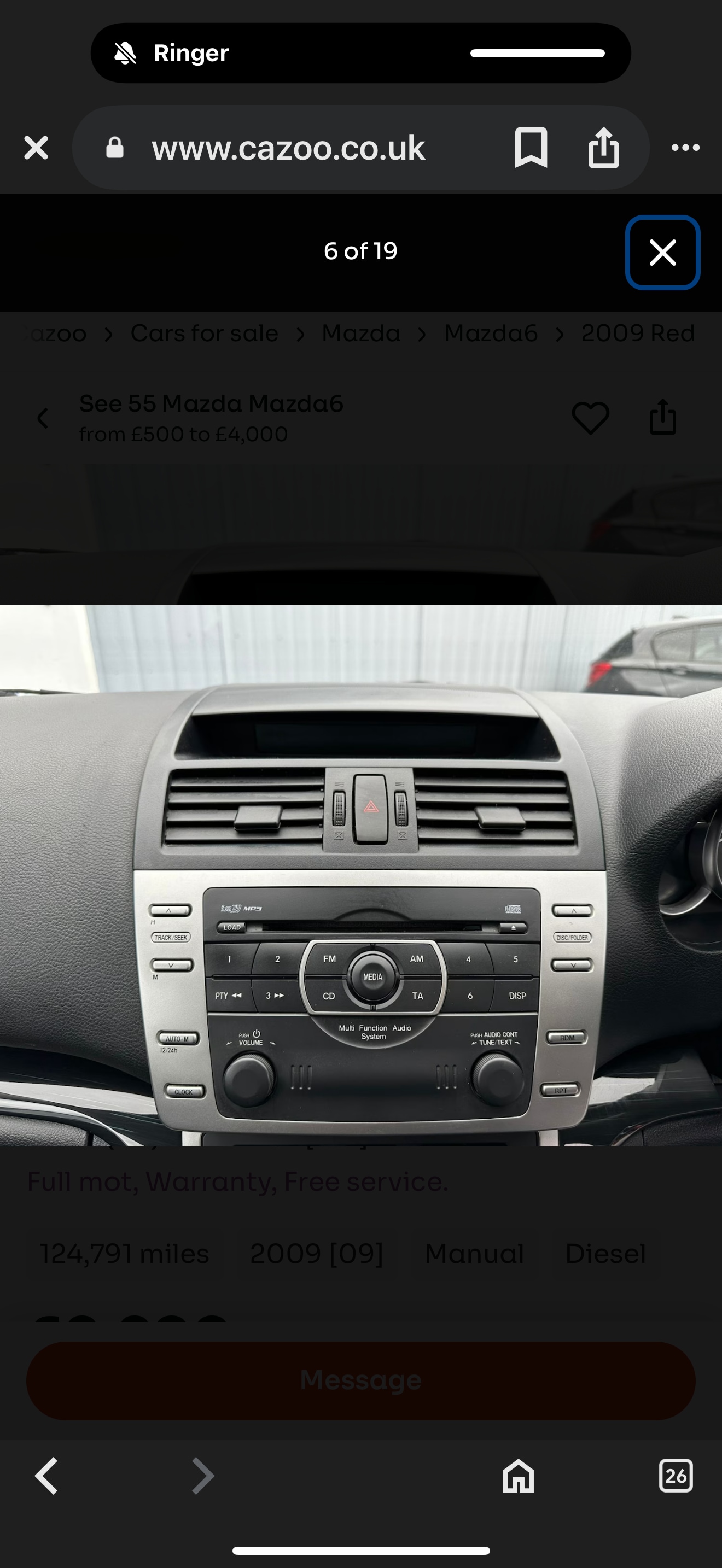 Used Mazda Mazda6 2008 for sale - 76533888: Photo 14