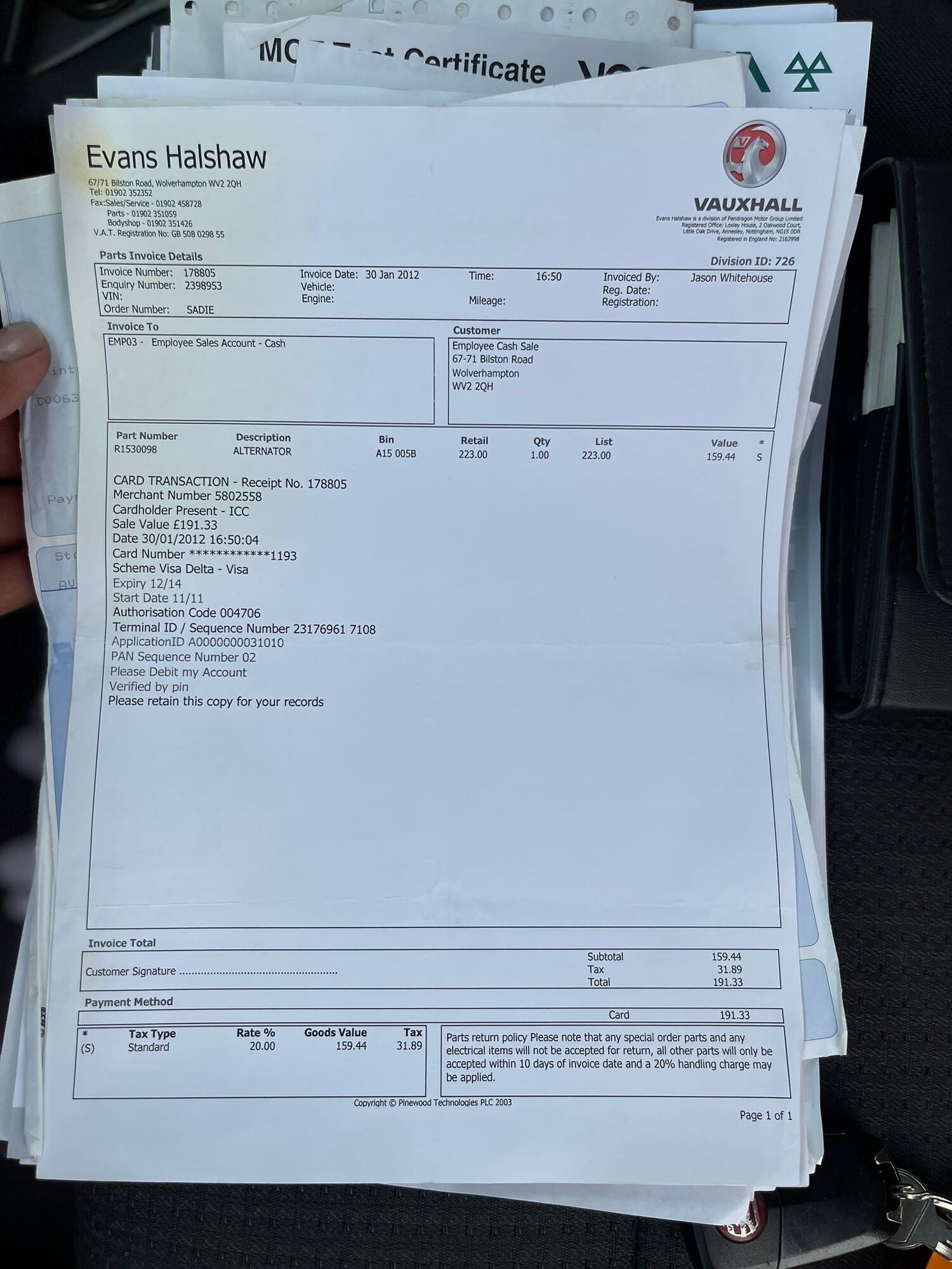 Vehicle 21