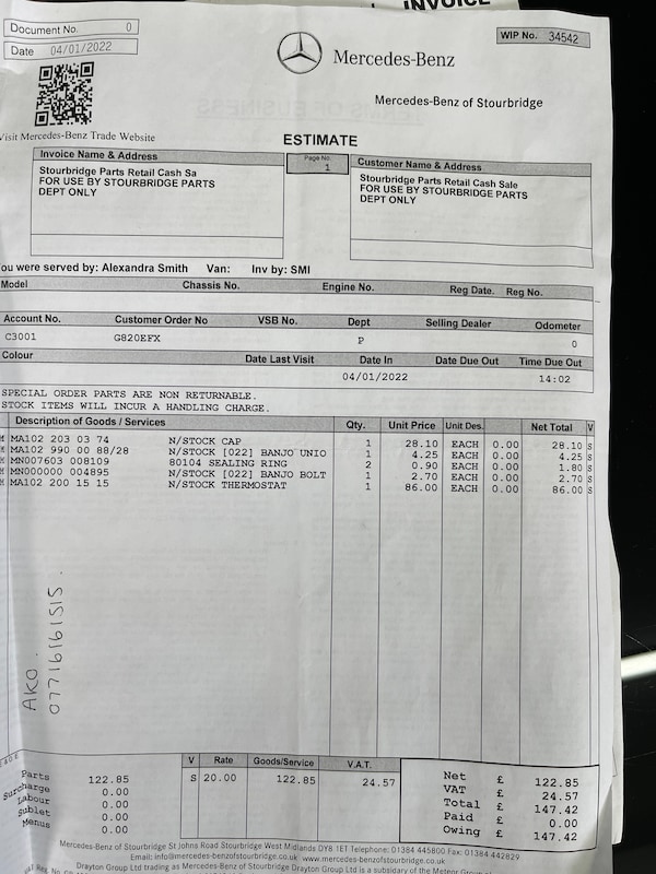 Used Mercedes-Benz 190 for sale - 74999904: Photo 43