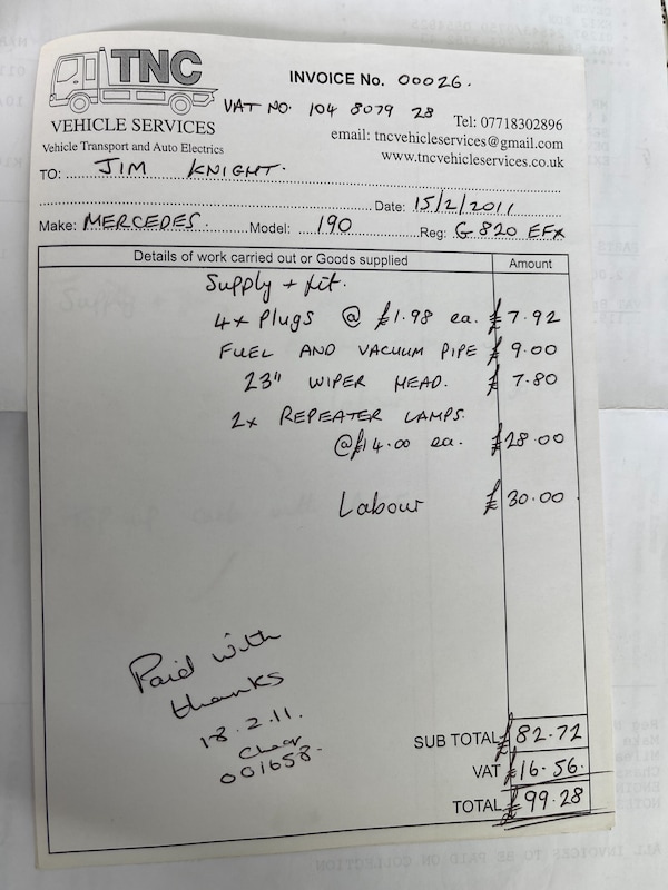 Used Mercedes-Benz 190 for sale - 74999904: Photo 48