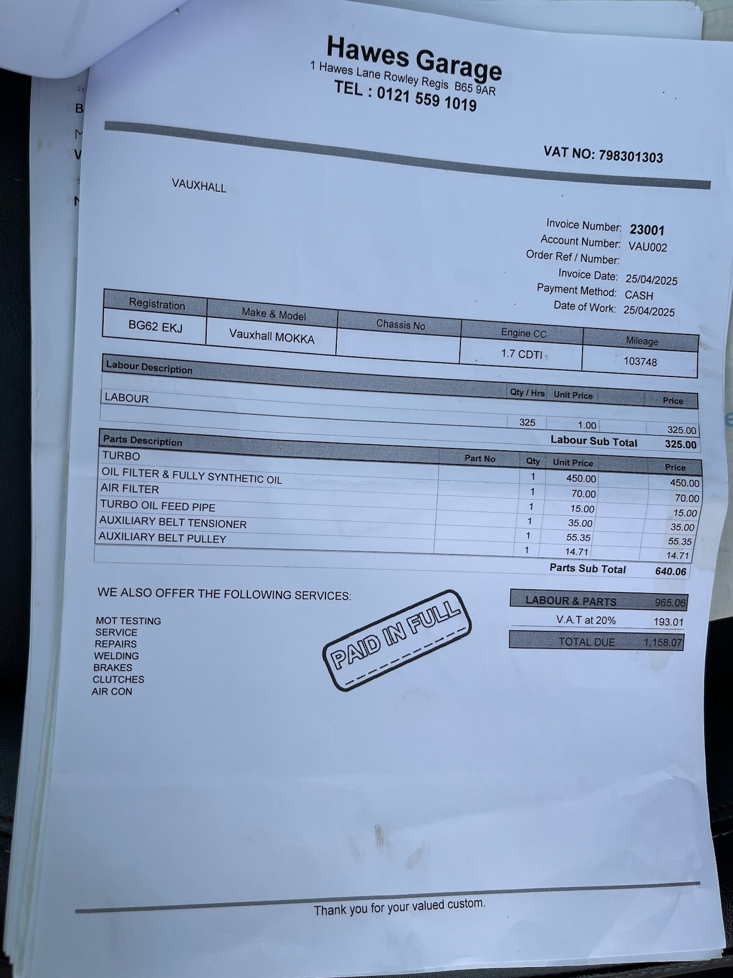 Used Vauxhall Mokka 2012 for sale - 75124050: Photo 65