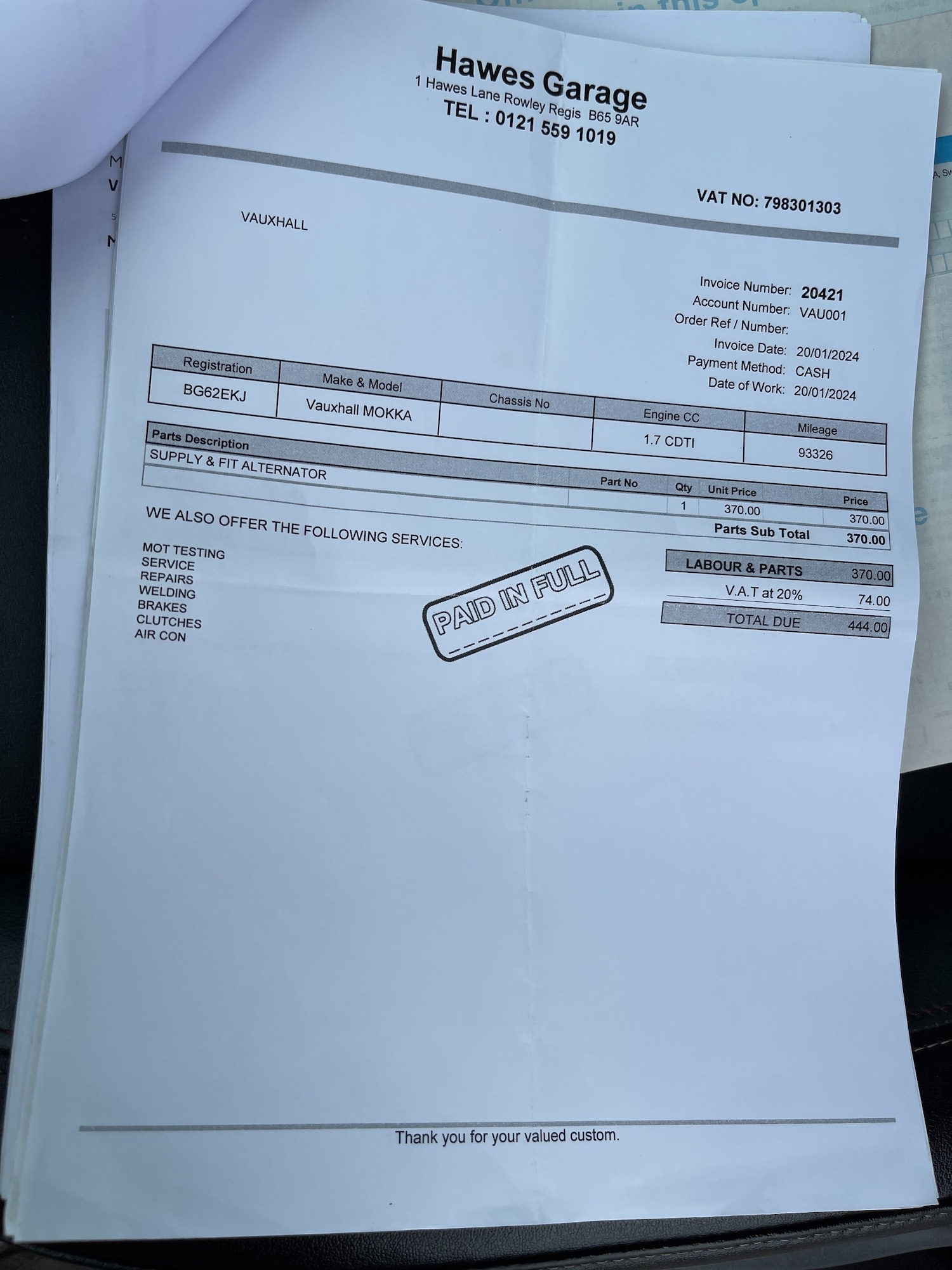 Used Vauxhall Mokka 2012 for sale - 75124050: Photo 66