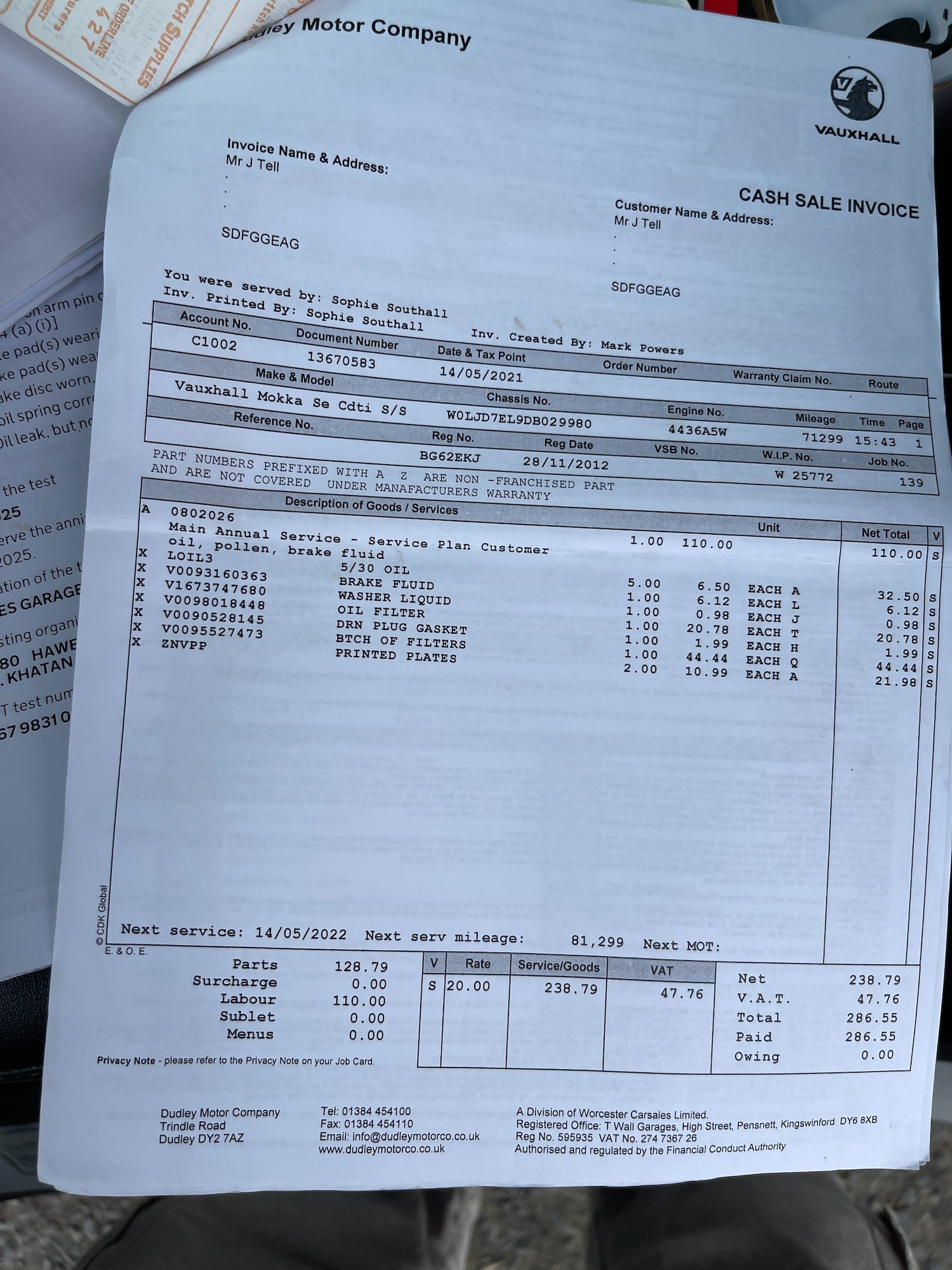 Used Vauxhall Mokka 2012 for sale - 75124050: Photo 72