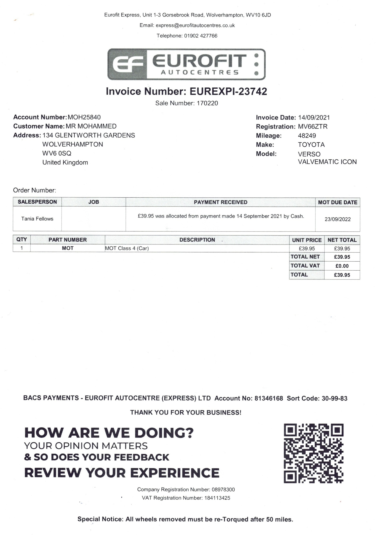 Used Toyota Verso 2016 for sale - 76641633: Photo 43