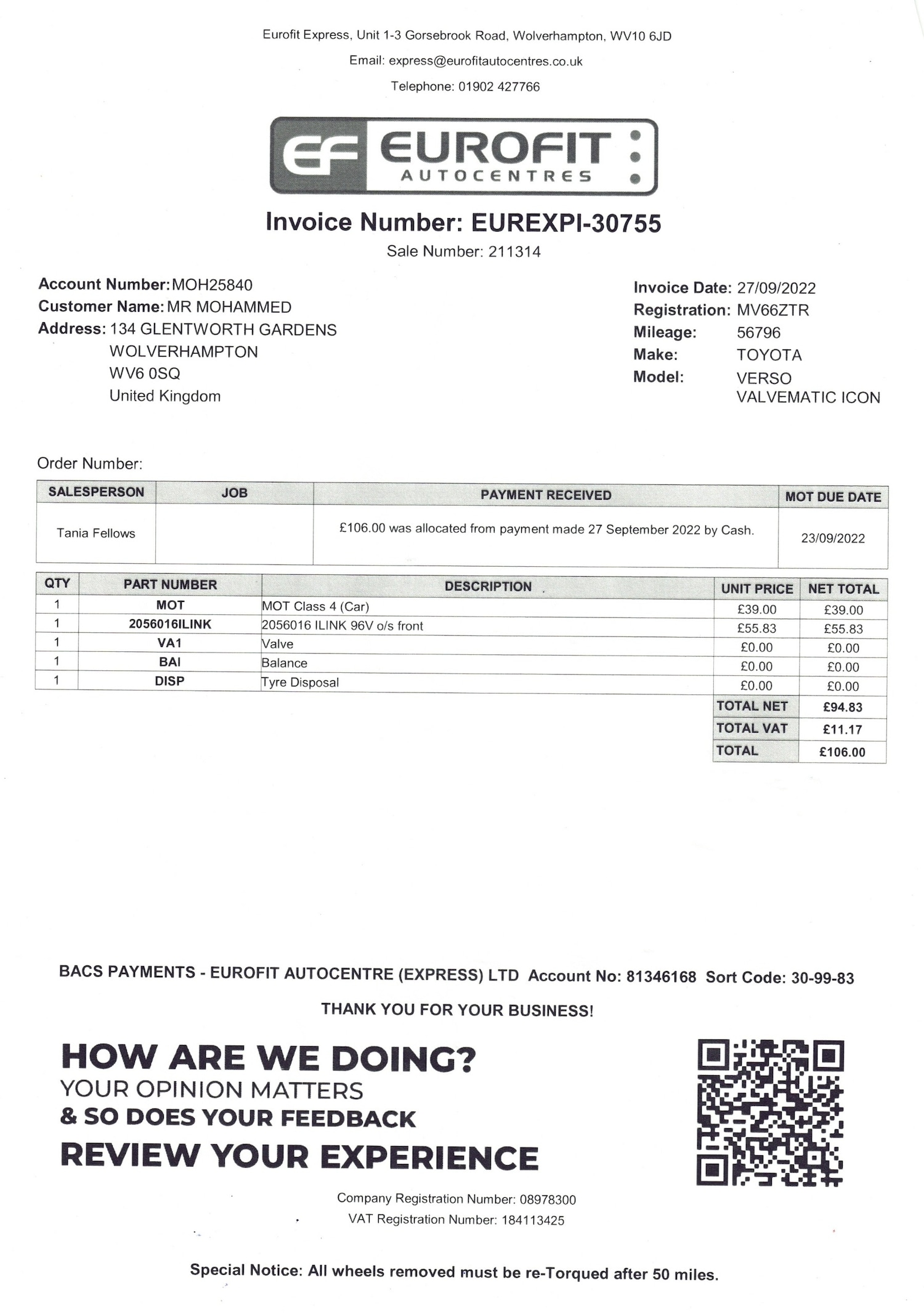 Used Toyota Verso 2016 for sale - 76641633: Photo 45