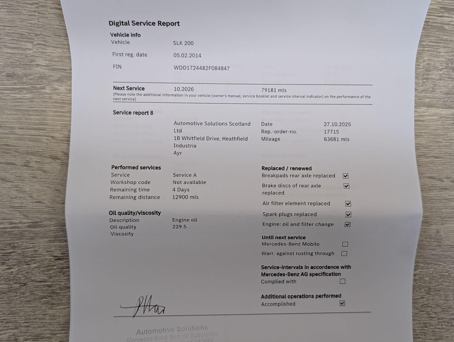 Used Mercedes-Benz SLK 2014 for sale - 77326209: Photo 67