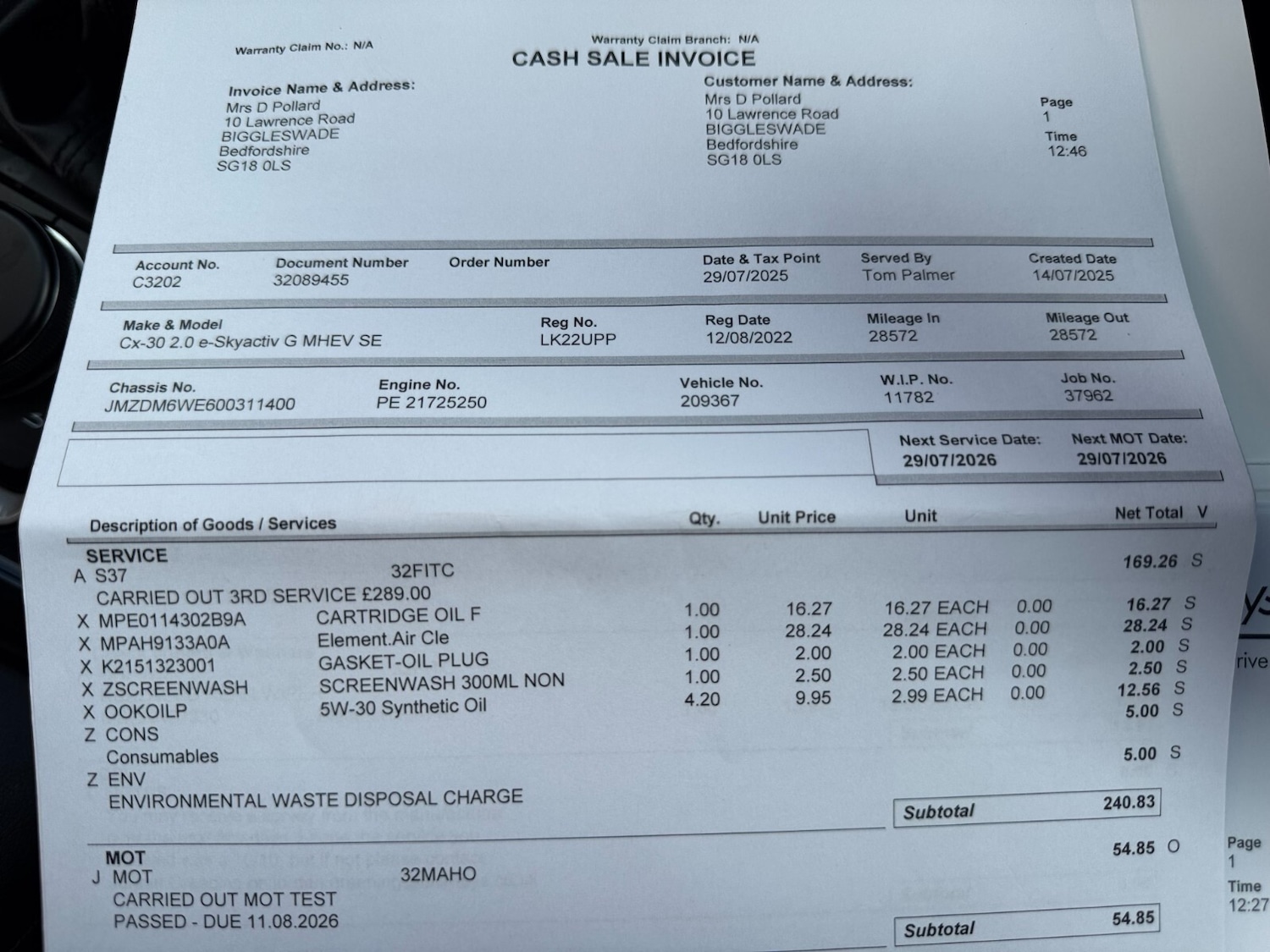 Used Mazda CX-30 2022 for sale - 76328271: Photo 46