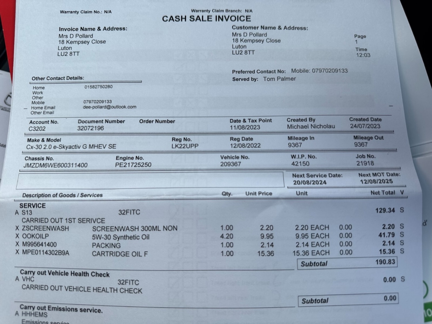 Used Mazda CX-30 2022 for sale - 76328271: Photo 48