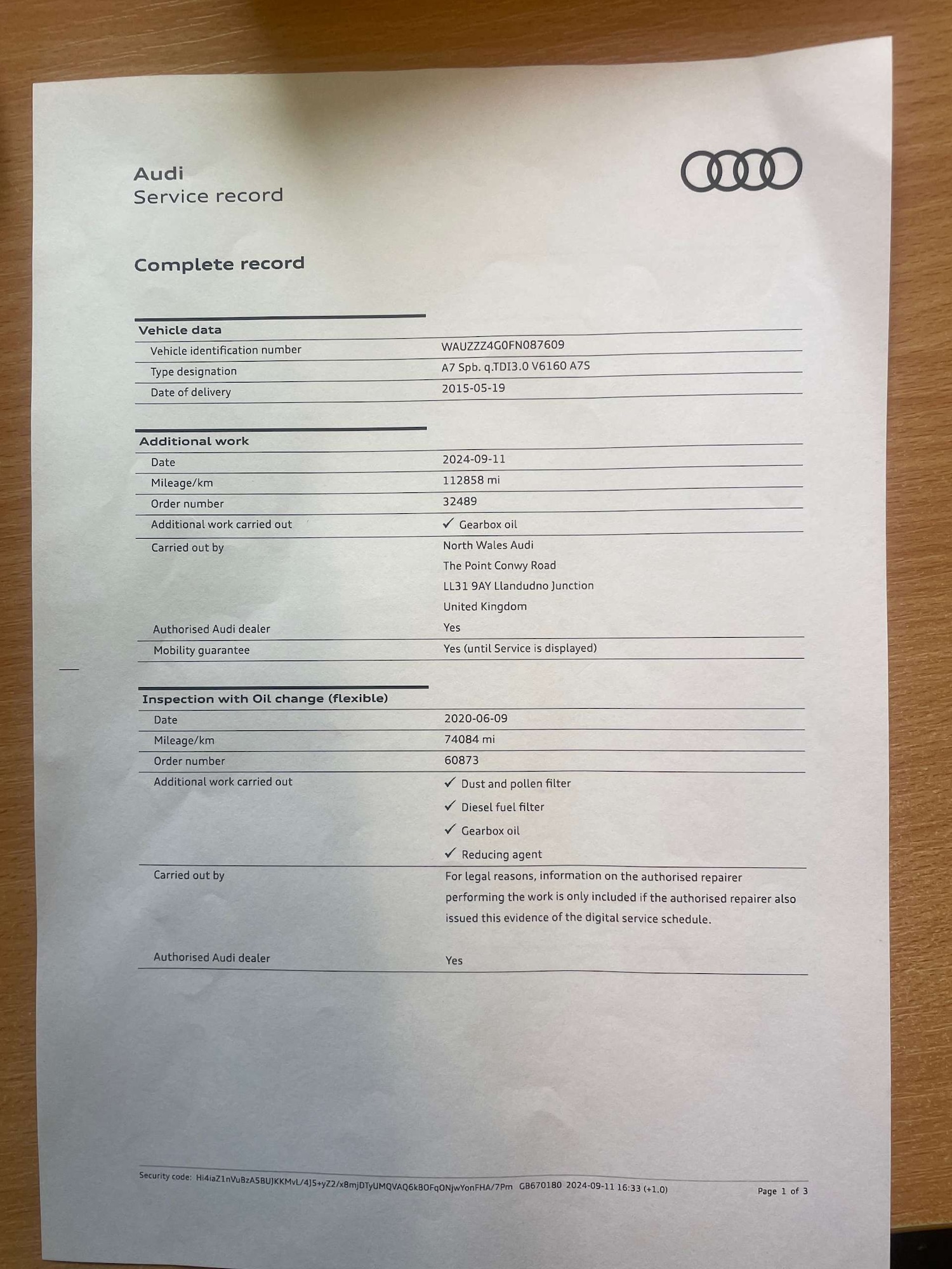 Used Audi A7 2015 for sale - 76595235: Photo 38